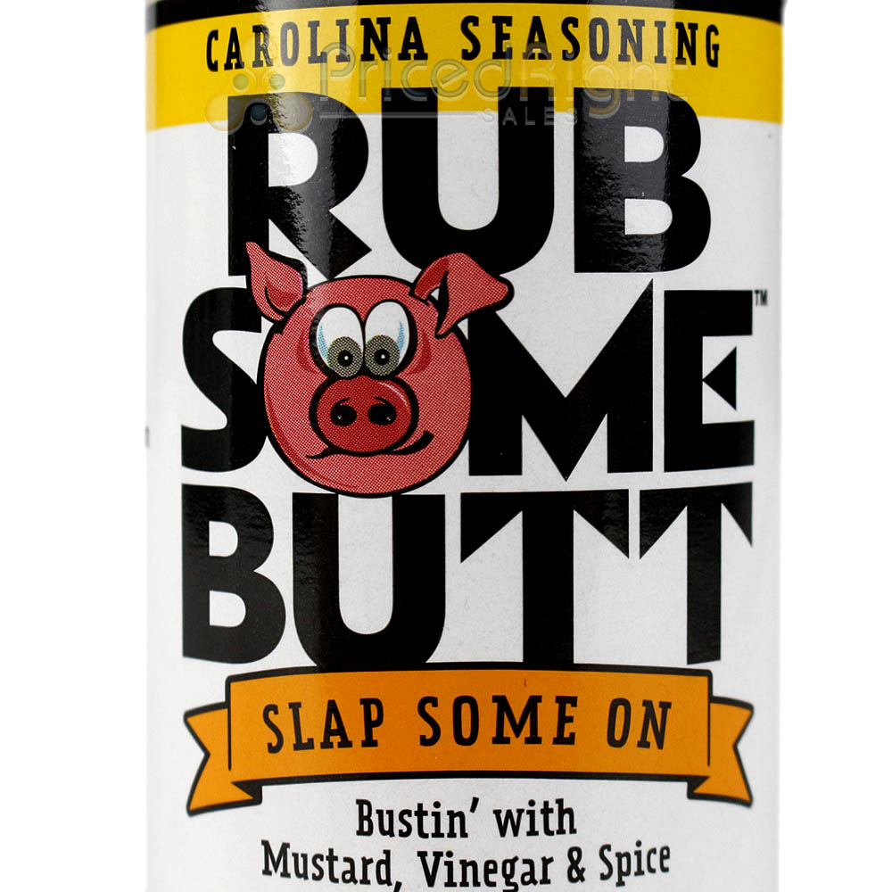 Carolina Style Barbecue Seasoning 6.5 Oz Mustard and Vinegar Based Rub Some Butt