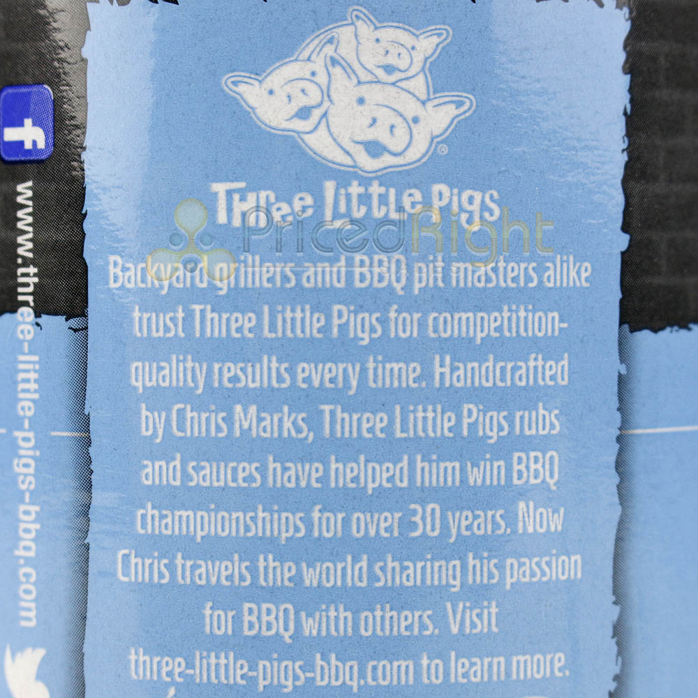 Three Little Pigs Kansas City Carolina Style BBQ Sauce 18.5 Oz Award Winning