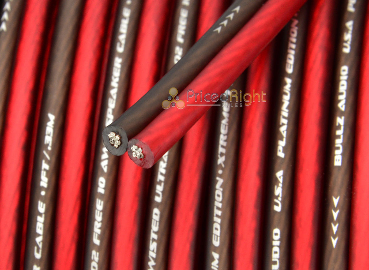 150 FT 10 Gauge Professional Gauge Speaker Wire Zip Cable Car Home Audio AWG