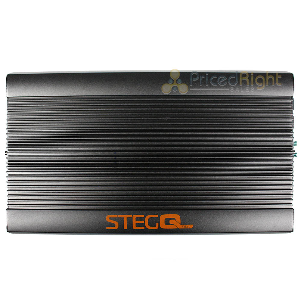 STEG 4 Channel Fullrange Amplifier 105W x 4 2 Ohm QM Competition Series QM75.4