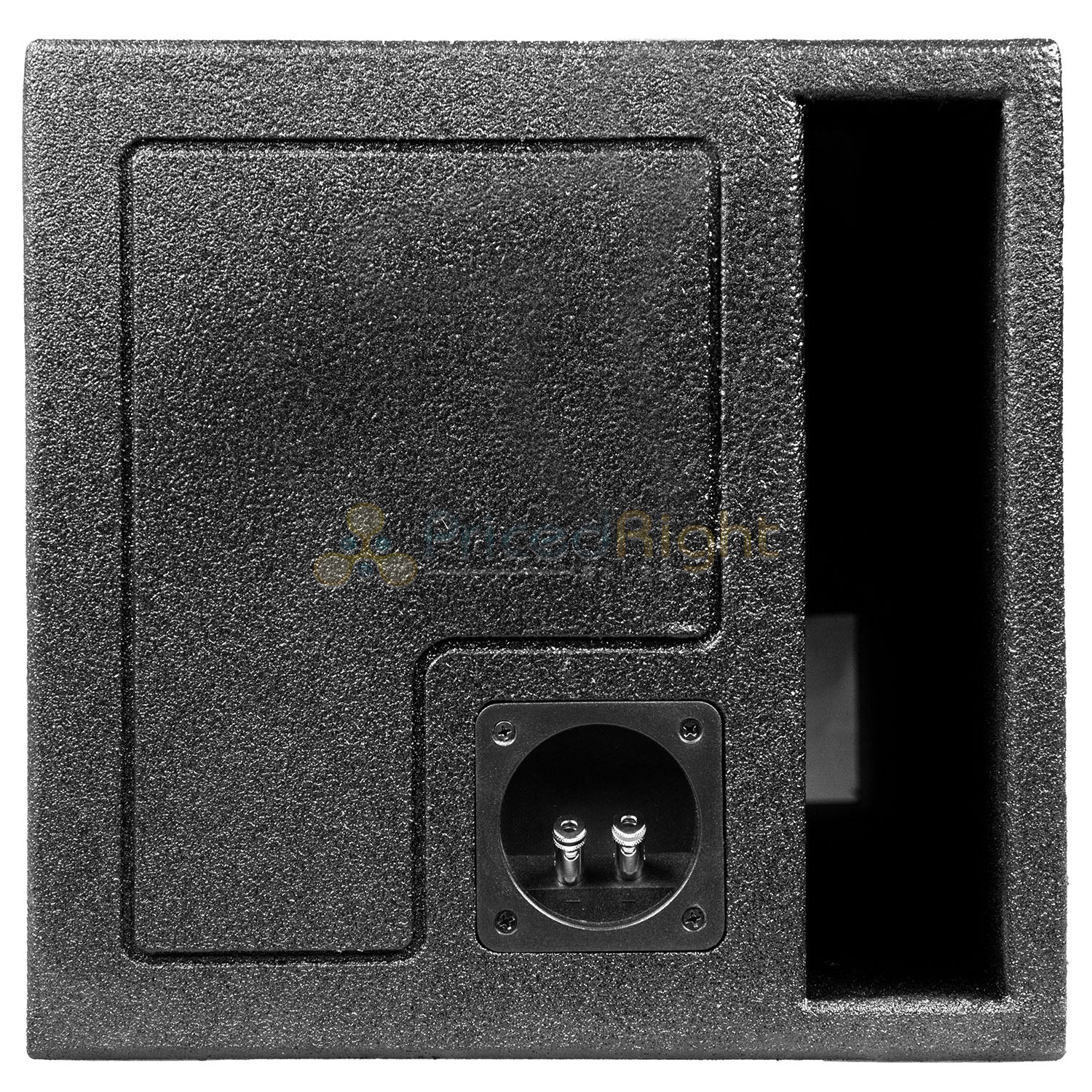 Single 10" Ported Subwoofer Box Bed Liner Coated 3/4" MDF Vented Enclosure