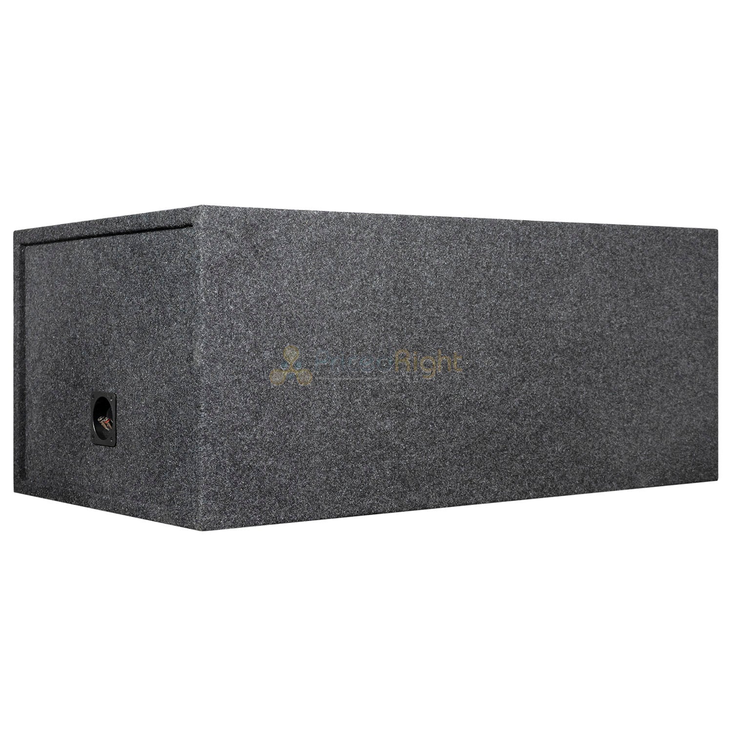 Dual 15" Ported Subwoofer Box Enclosure 3/4" MDF Vented Sub Box RI Audio Carpet