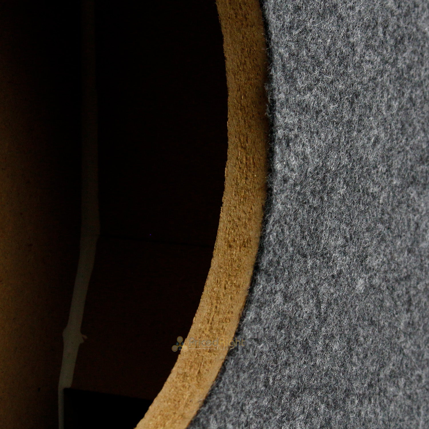 8" Shallow Ported Vented Subwoofer Box Enclosure Single Sub Grey