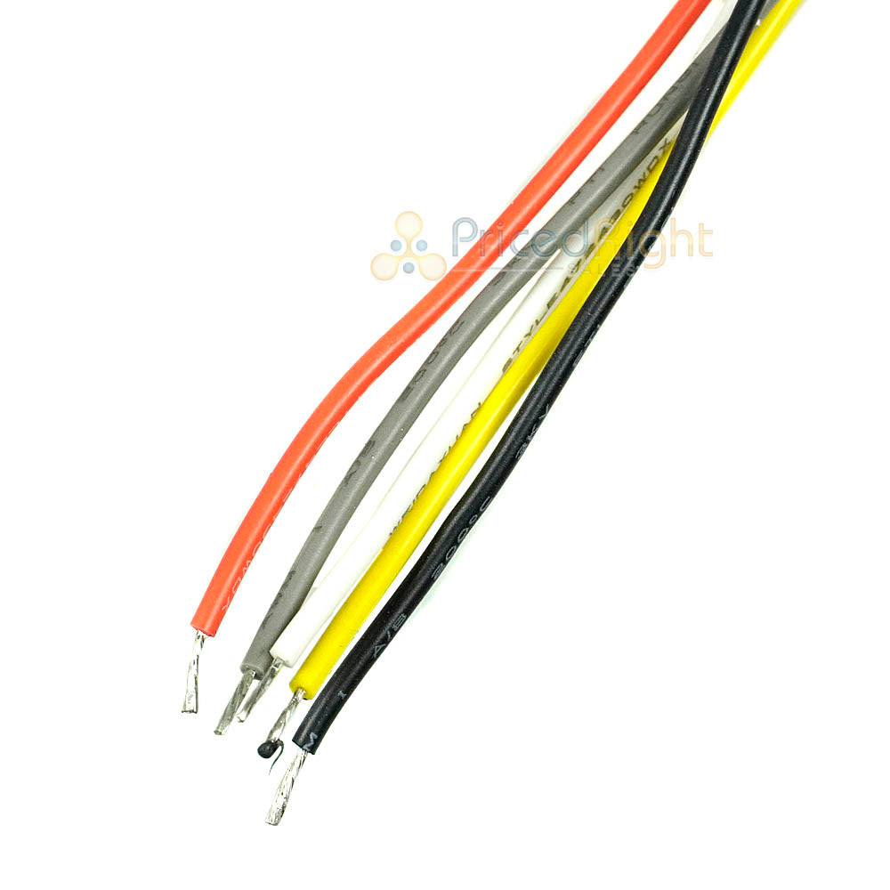 Slim White Amber Strobe Pro Series 6 LED Thin Lights RS3020CSP Single Race Sport