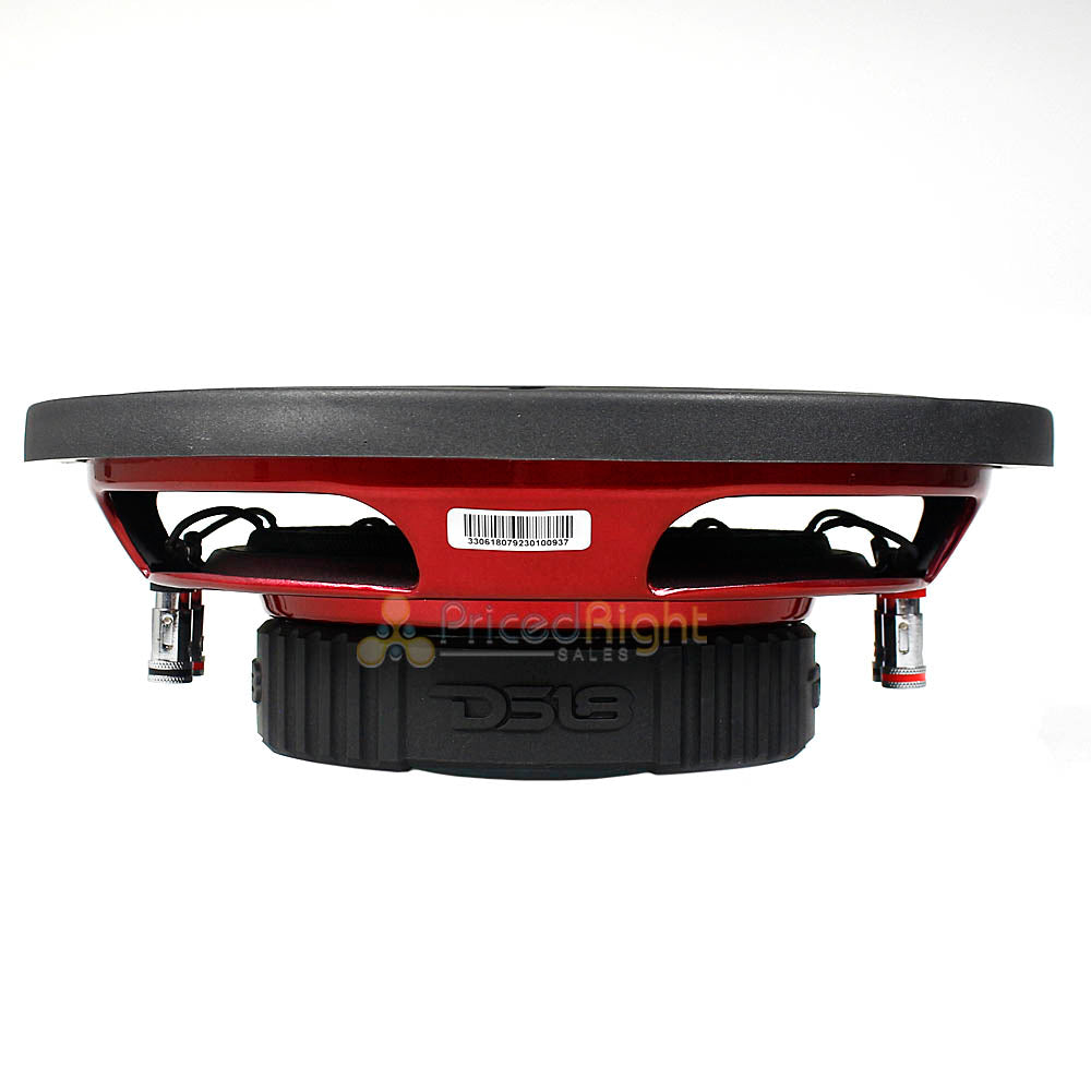 DS18 SRW Shallow 10" Subwoofer 400 Watts Max Power Dual 4 Ohm Car Audio SRW10.4D