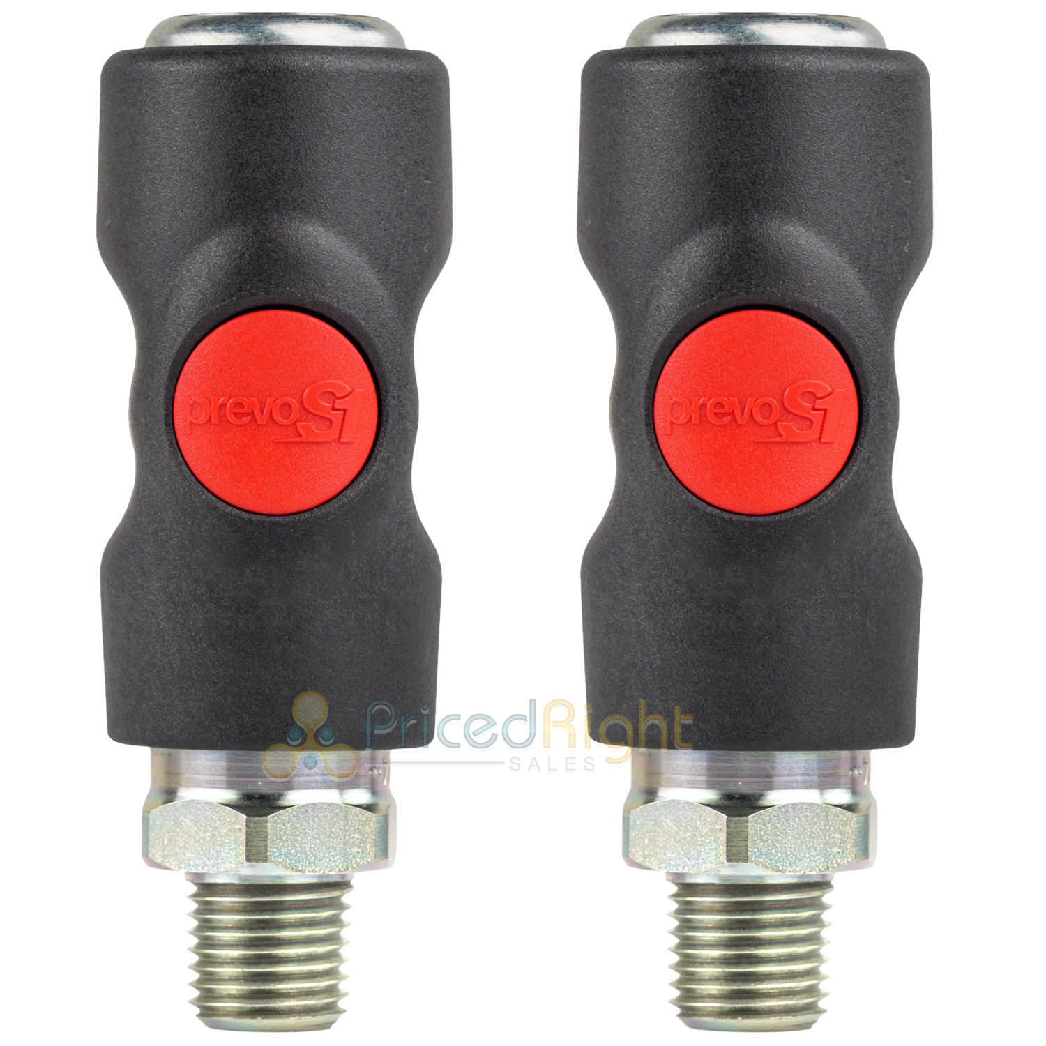 2 Prevost Truflate Air Hose Coupler USI061251 1/4" NPT Automotive Style PrevoS1