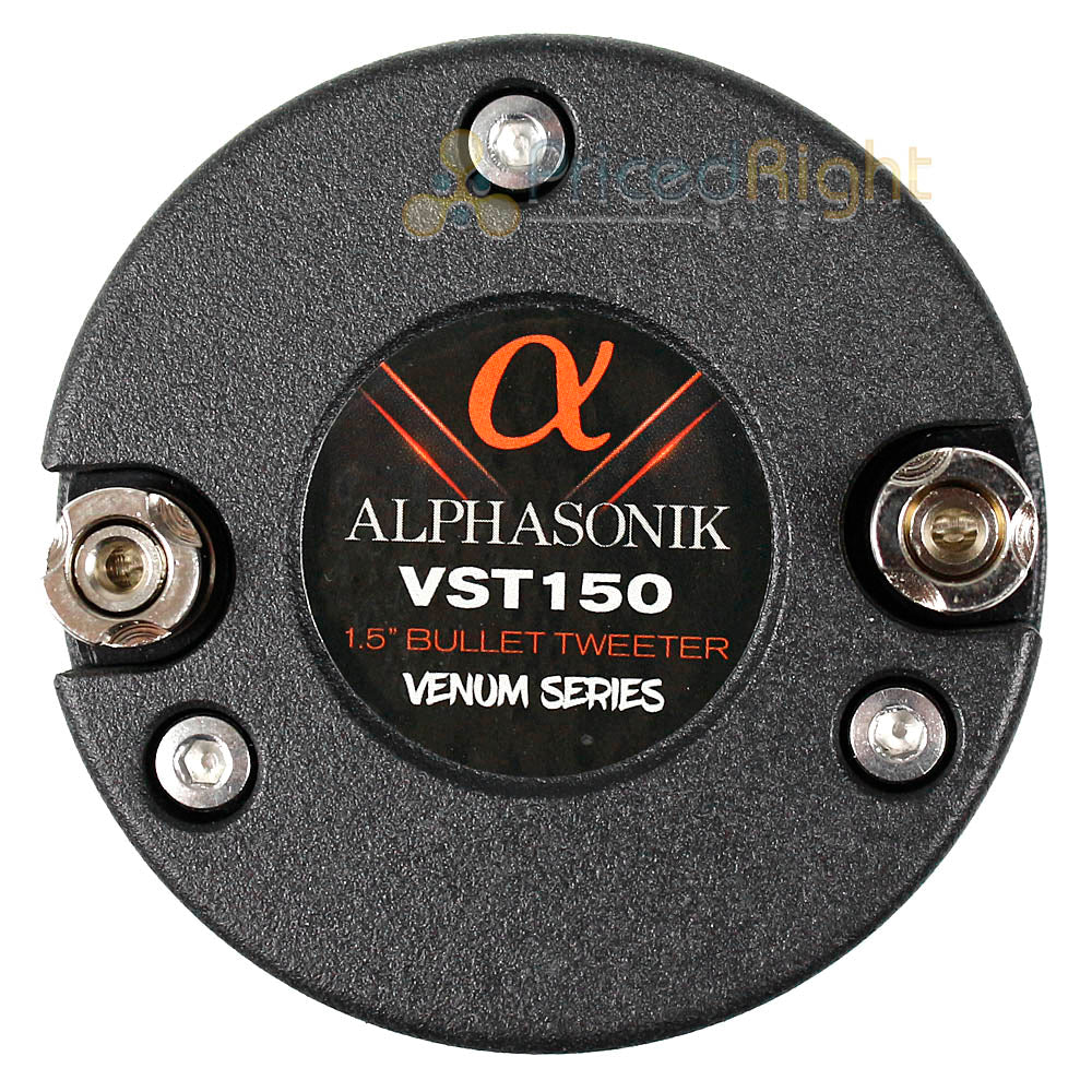 Alphasonik 1.5" Super Bullet Tweeters 300 Watts Max 4 Ohm Venum Series VST150