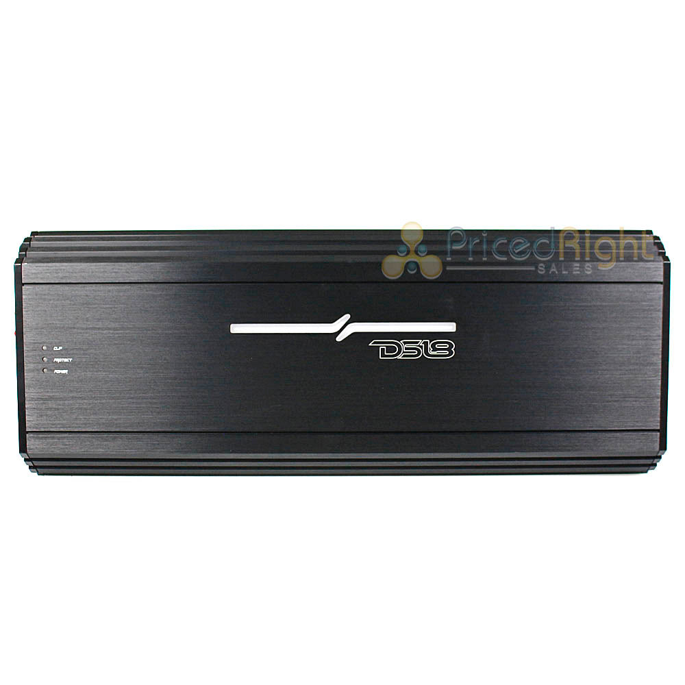 DS18 1 Channel Monoblock Amplifier 2000 Watts RMS ZR Series Class D ZR2000.1D