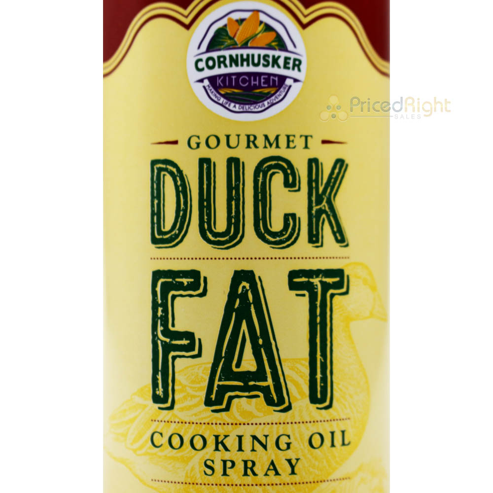 Cornhusker Kitchen Gourmet Duck Fat Cooking Oil Spray Non Stick Spray 7 Oz 00160