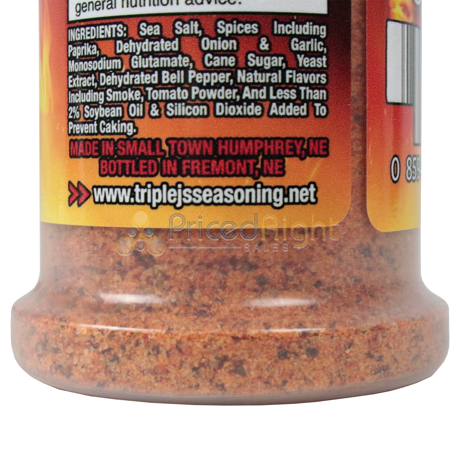 Triple J's All Purpose Spicy Seasoning Beef Pork Poultry Fish Gluten Free 5 oz