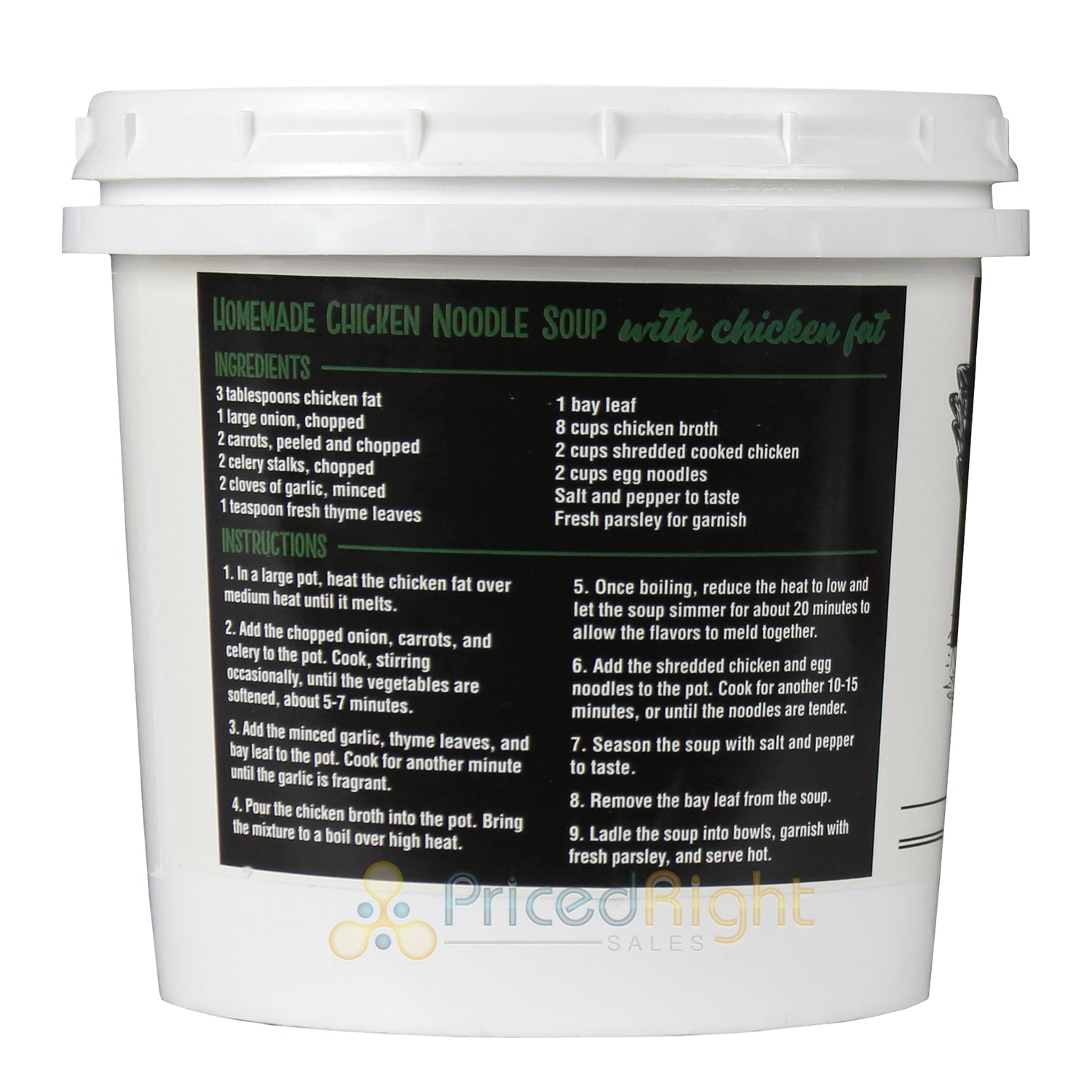 Cornhusker Kitchen Kettle Rendered Chicken Fat Made In USA Cage-Free 1.5 LB