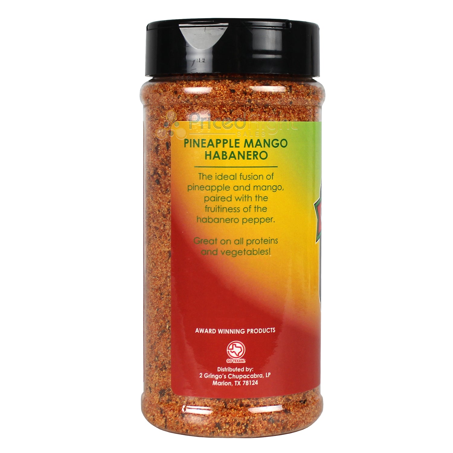 2 Gringos Chupacabra Pineapple Mango Habanero All Purpose Seasoning 12 Oz
