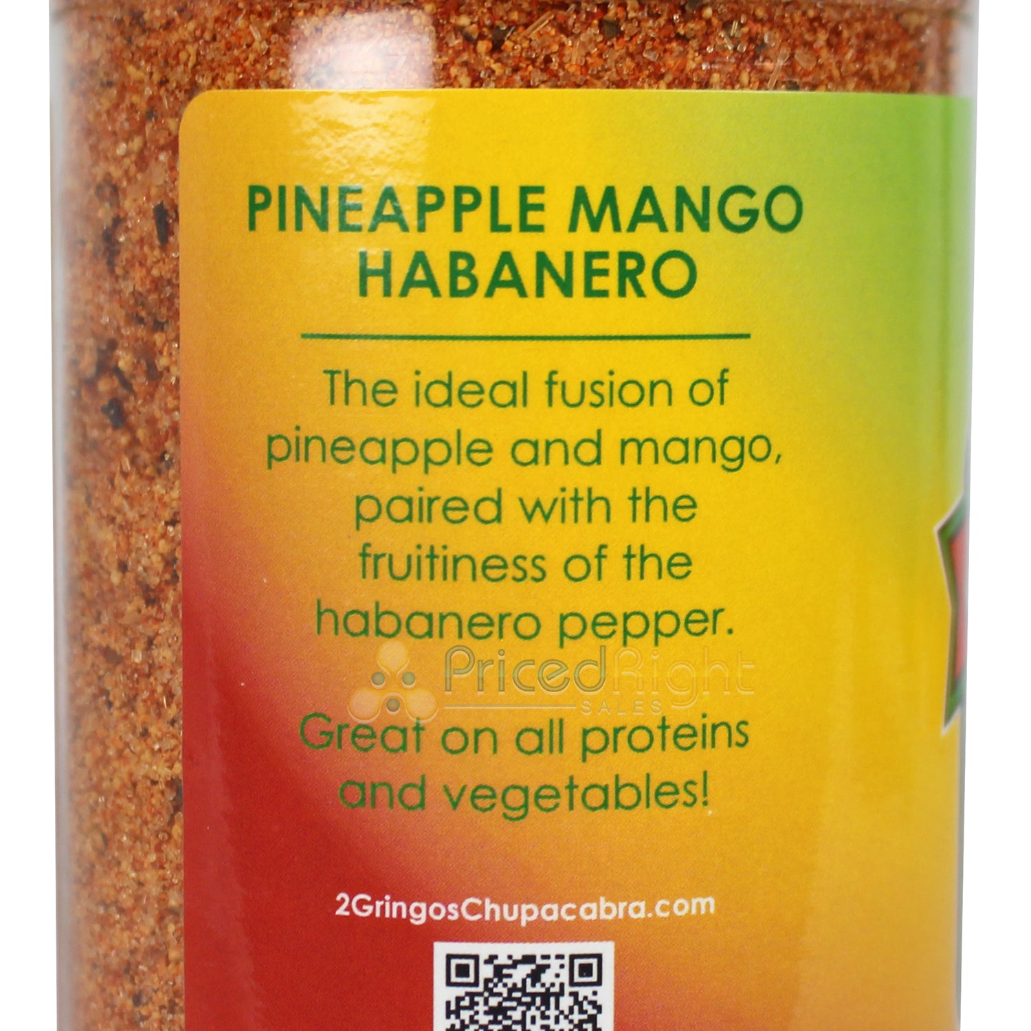 2 Gringos Chupacabra Pineapple Mango Habanero All Purpose Seasoning 12 Oz