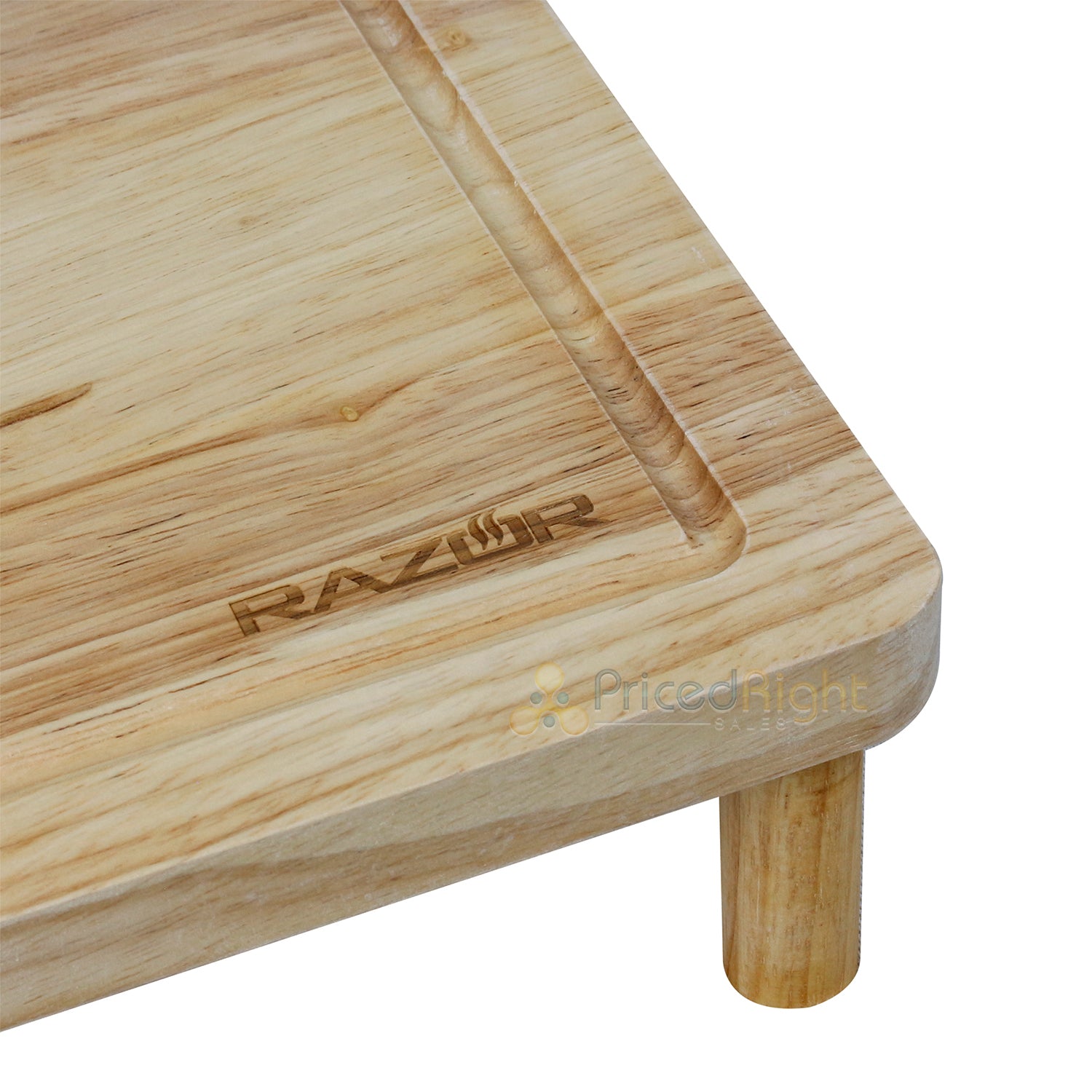 Razor Multi Use Griddle Board For Food Prep W/ Stainless Steel Container & Legs