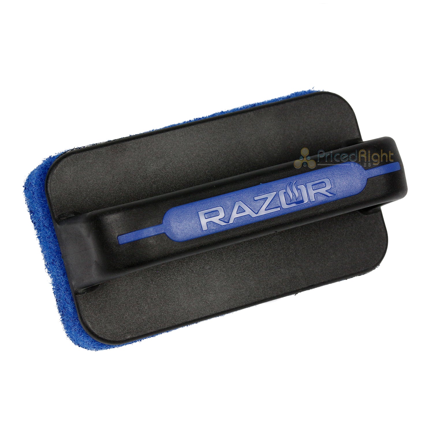 Razor Griddle Scrubber Brush With Replaceable Pad And Durable Plastic Handle