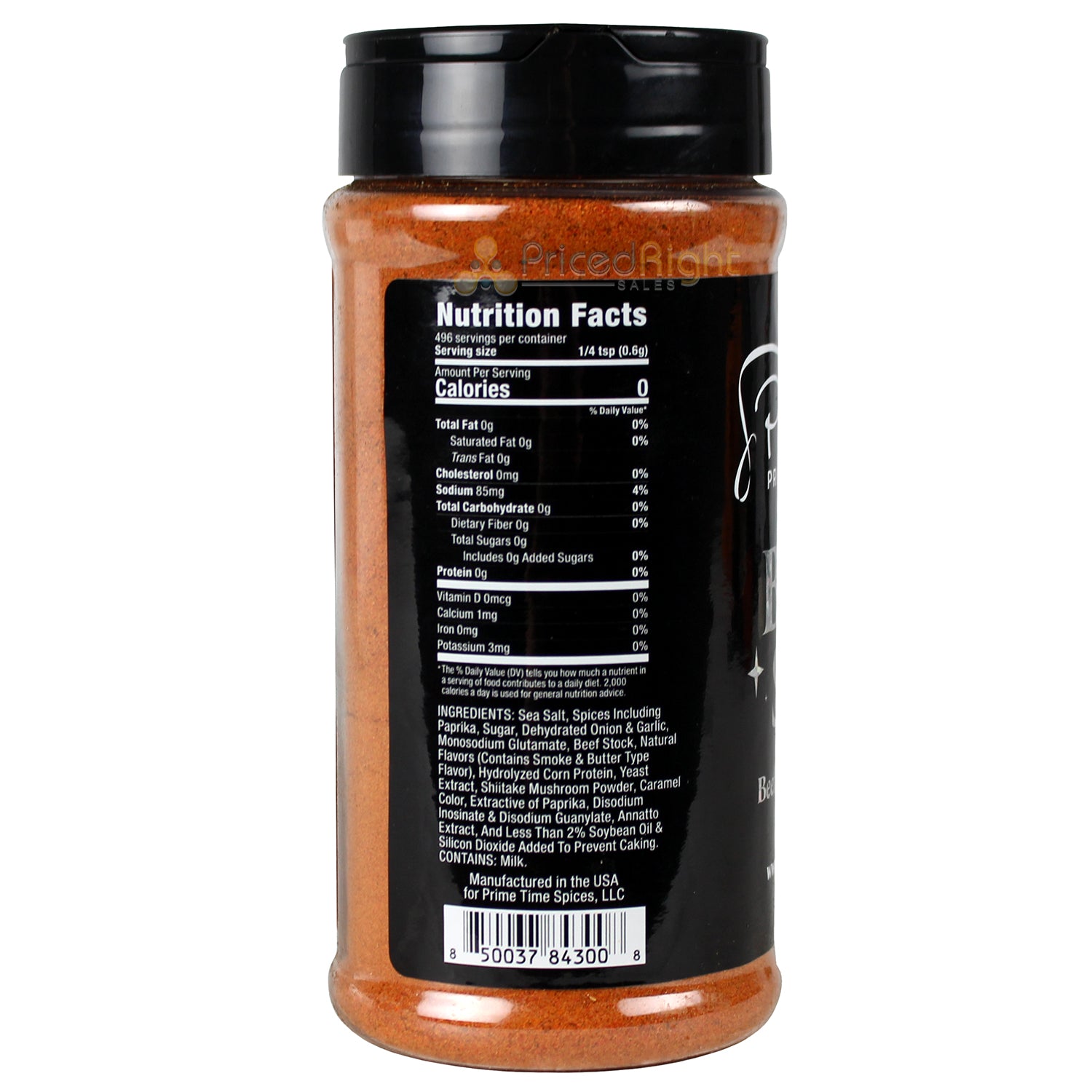 Prime Time Spices' Bovine Shine 12 Oz 0 Calorie Award Winning Beef Seasoning