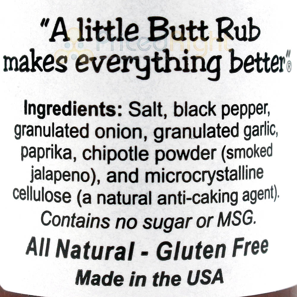 Bad Byrons 4.5 oz Butt Rub BBQ Blend Competition Rated All Purpose Seasoning