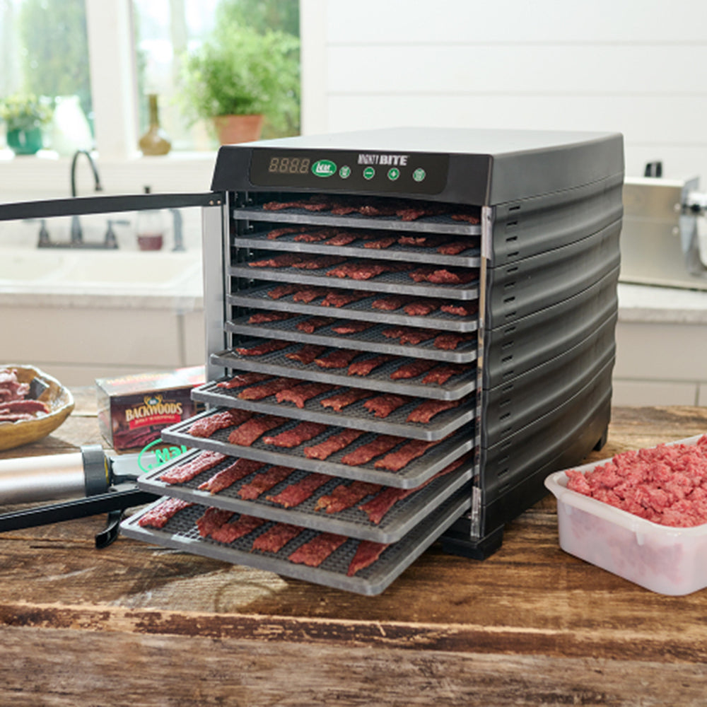 LEM Mighty Bite 10-Tray Dehydrator For Jerky Meat Vegetables Fruit 800W  #1730