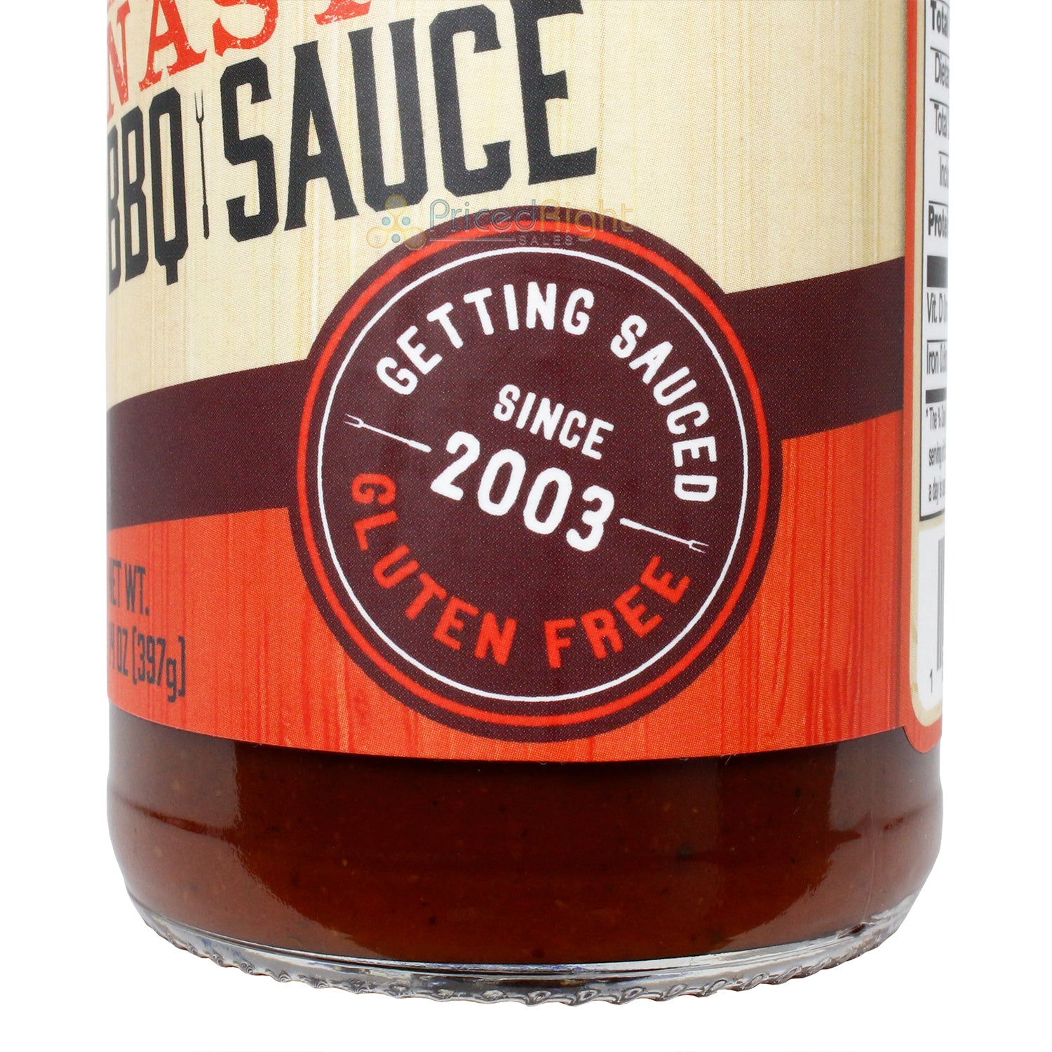 Denny Mike's Hot 'N Nasty BBQ Sauce Gluten Free Premium Ingredients 14 Ounce