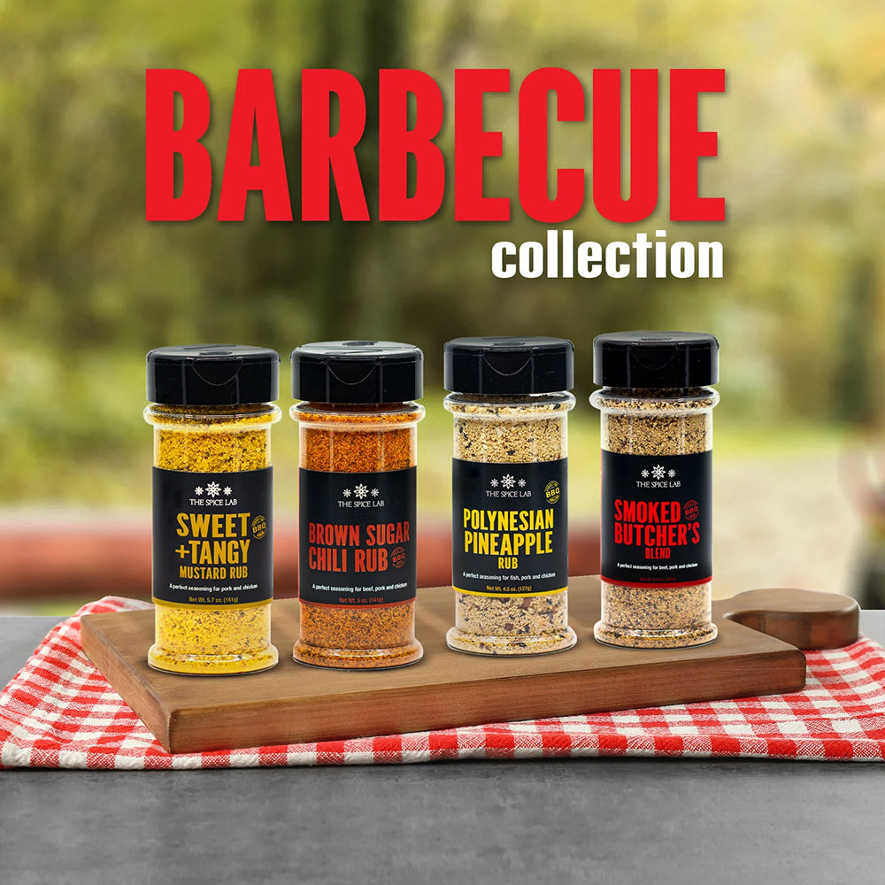 Spice Lab Barbecue Seasoning Collection 4 Pack Non GMO Kosher 2282-GS-GRO