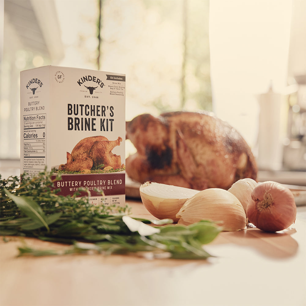 Kinders Butcher Brine Kit Buttery Poultry Blend Turkey Gluten Free Organic 25149