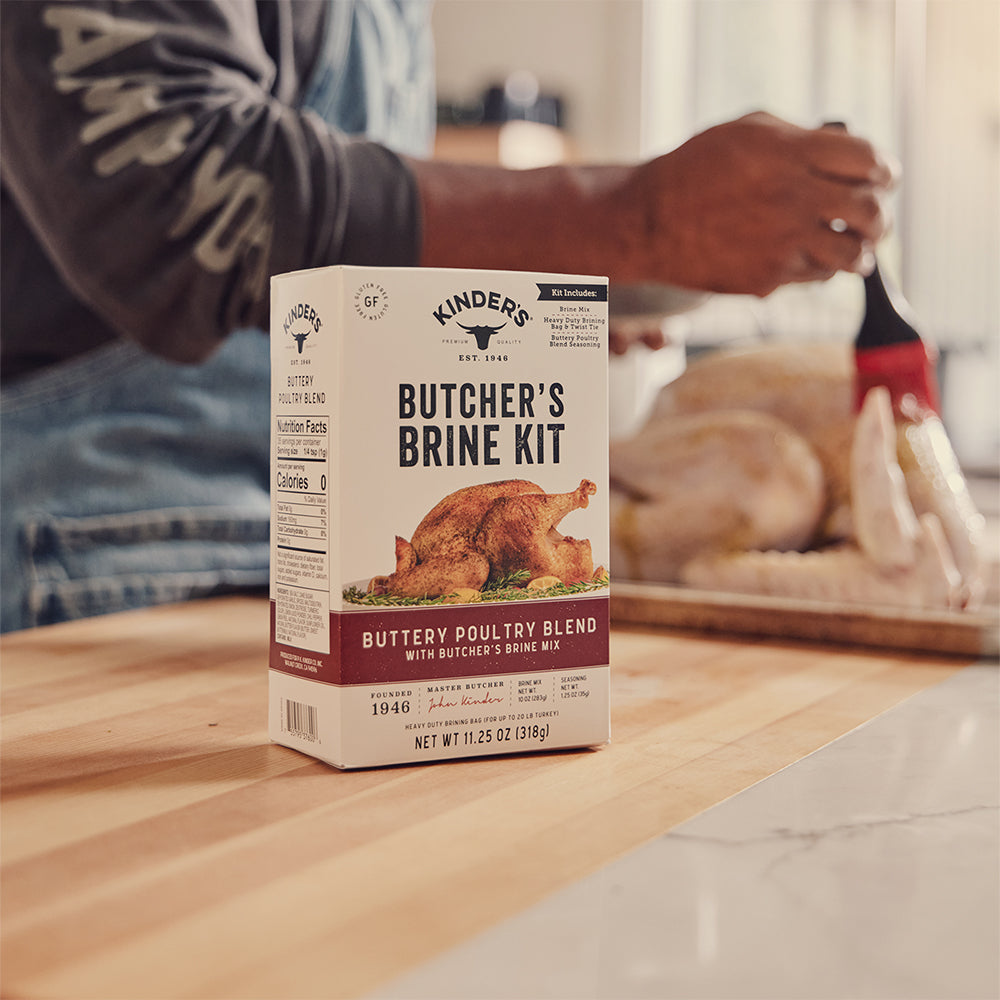 Kinders Butcher Brine Kit Buttery Poultry Blend Turkey Gluten Free Organic 25149