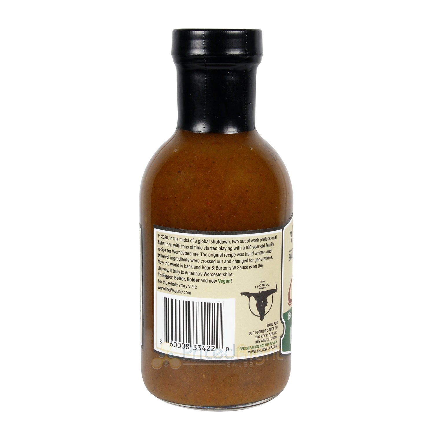 Bear & Burton's W Sauce Veganshire Worcestershire Gluten-Free Small Batch 13 Oz