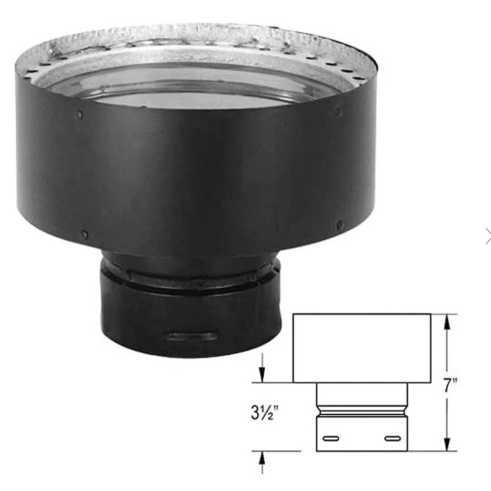 Comfortbilt Duravent 3" Pellet Vent Pro Chimney Adapters 3PVP-X6