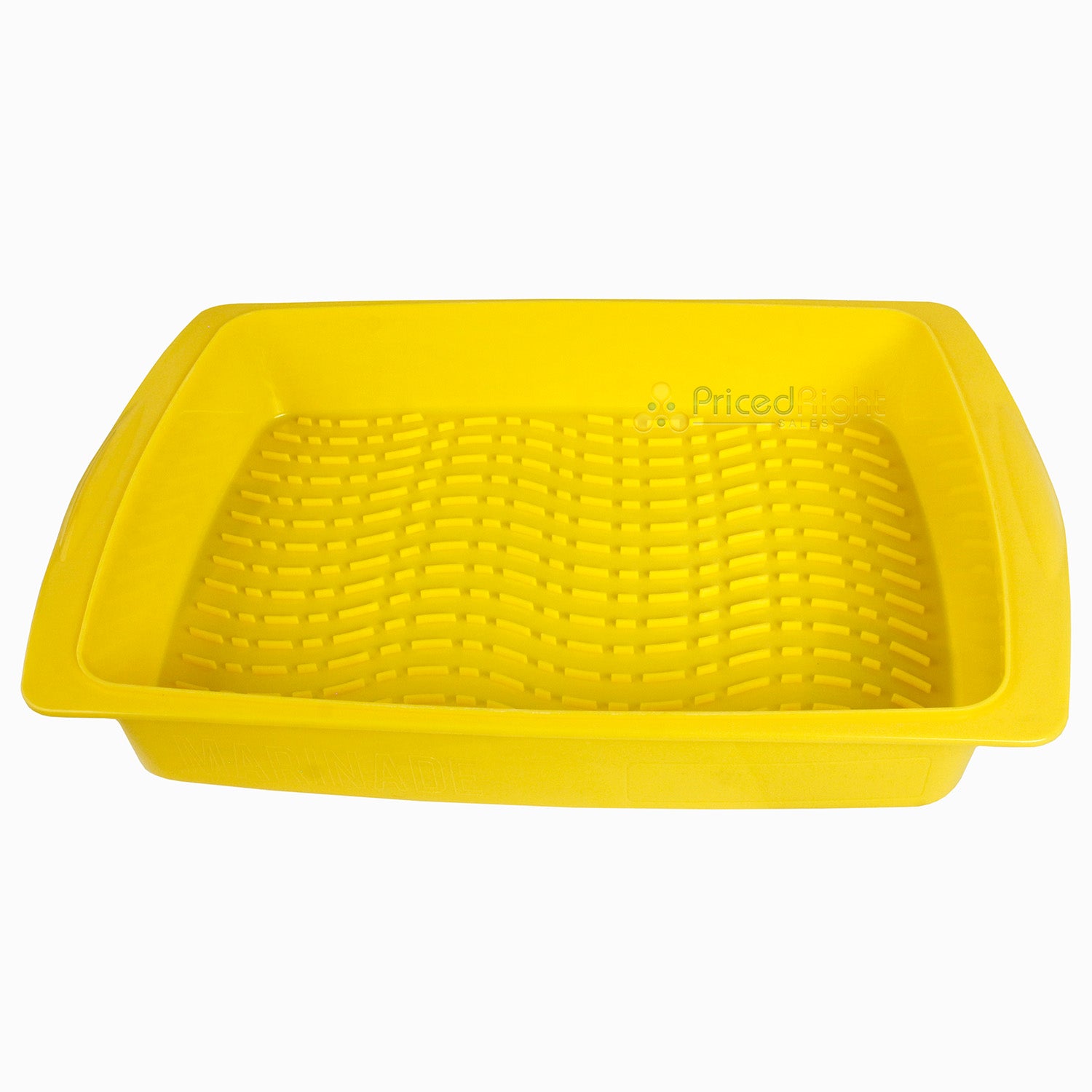 Mr Bar-B-Q Flip & Flavor Plastic Marinade Tray with Locking Lid Yellow 40252Y