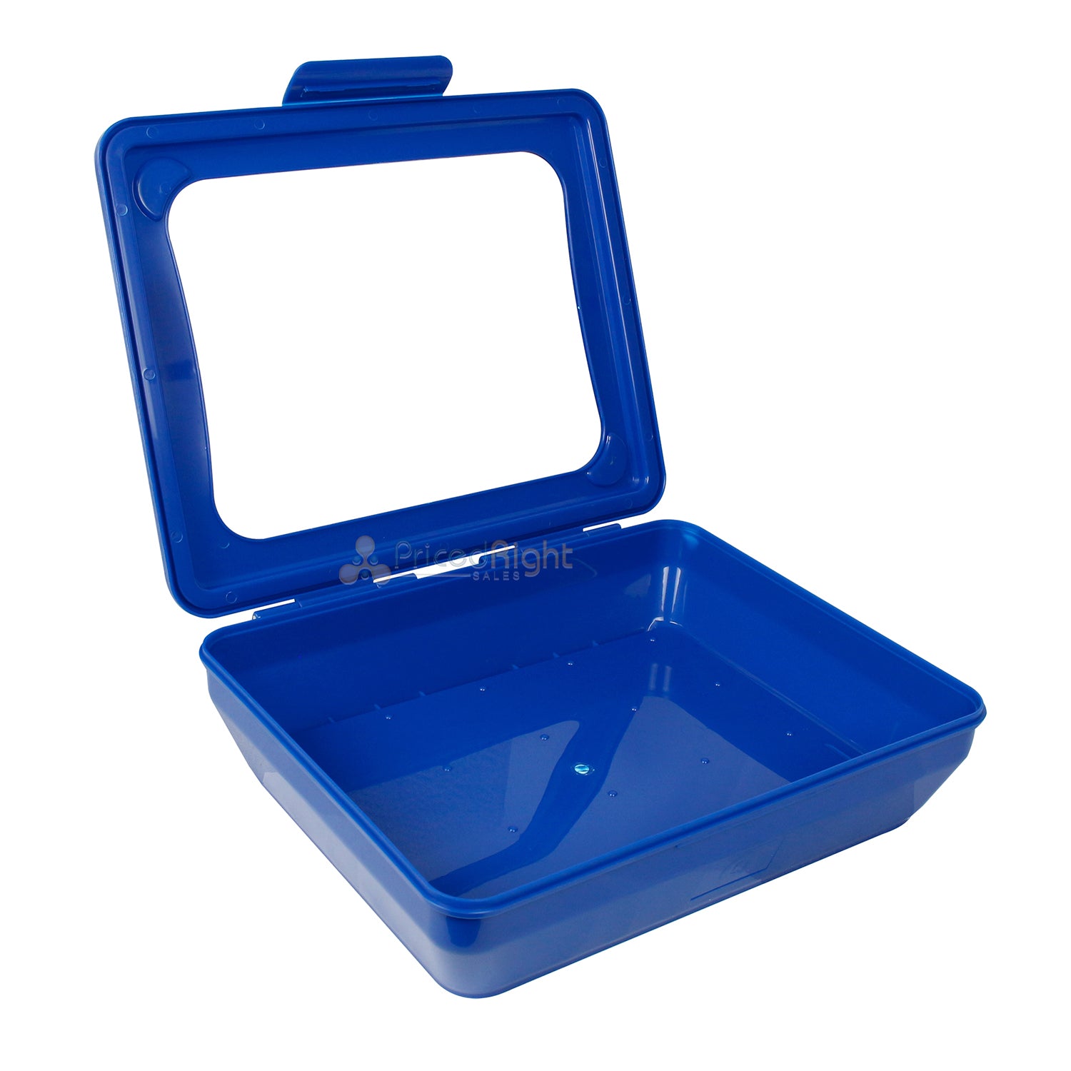 Mr. Bar-B-Q Cook Carry & Serve Container With Lid & Steam Release BPA Free Blue