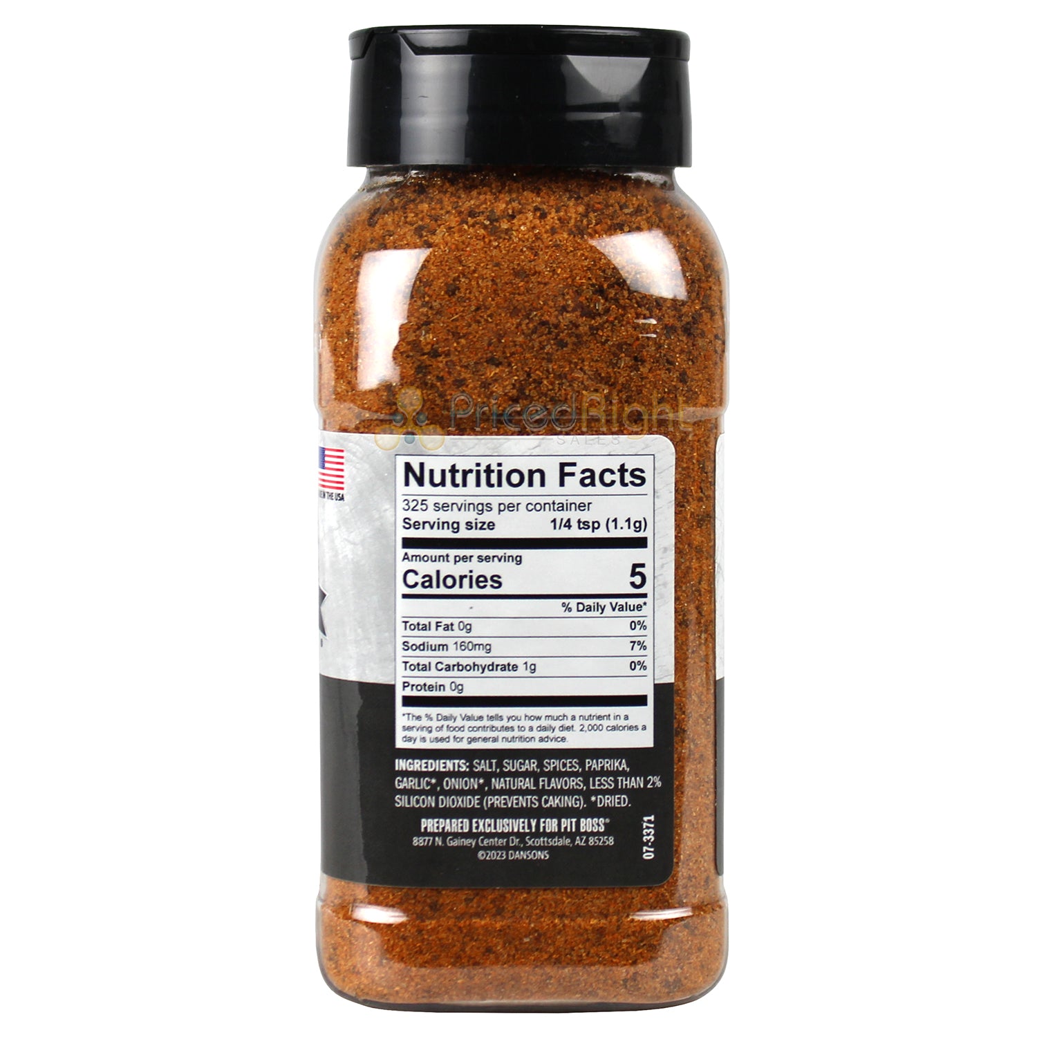 Pit Boss Competition BBQ Rub 12.4 Oz Gluten Free No MSG No Preservatives 41096