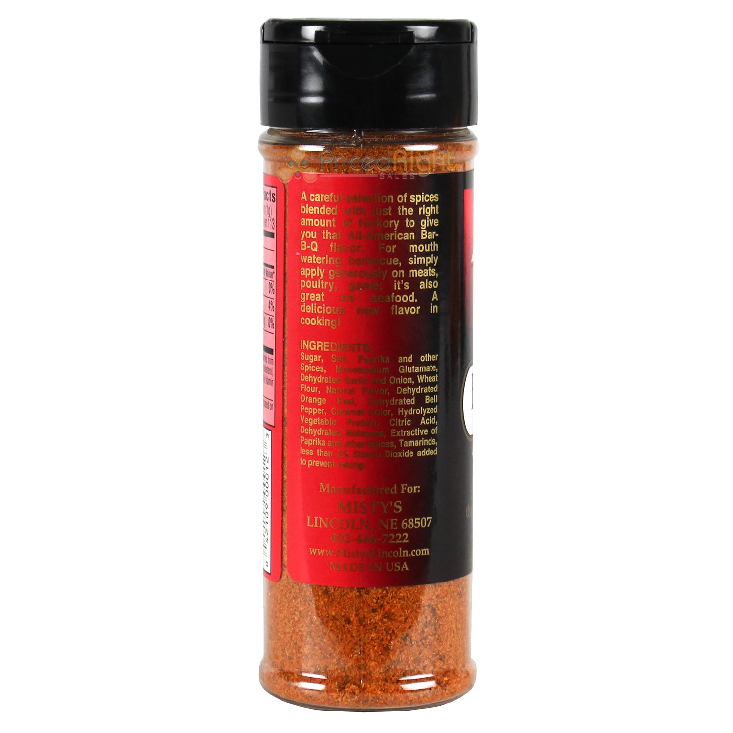 Misty's Bar-B-Q Seasoning 4 Oz Hickory Flavor 4210900012