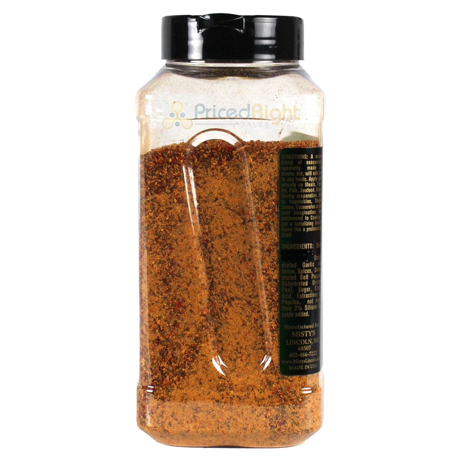 Misty's Steakhouse Natural All Purpose Seasoning 24 Oz No MSG 4210900015