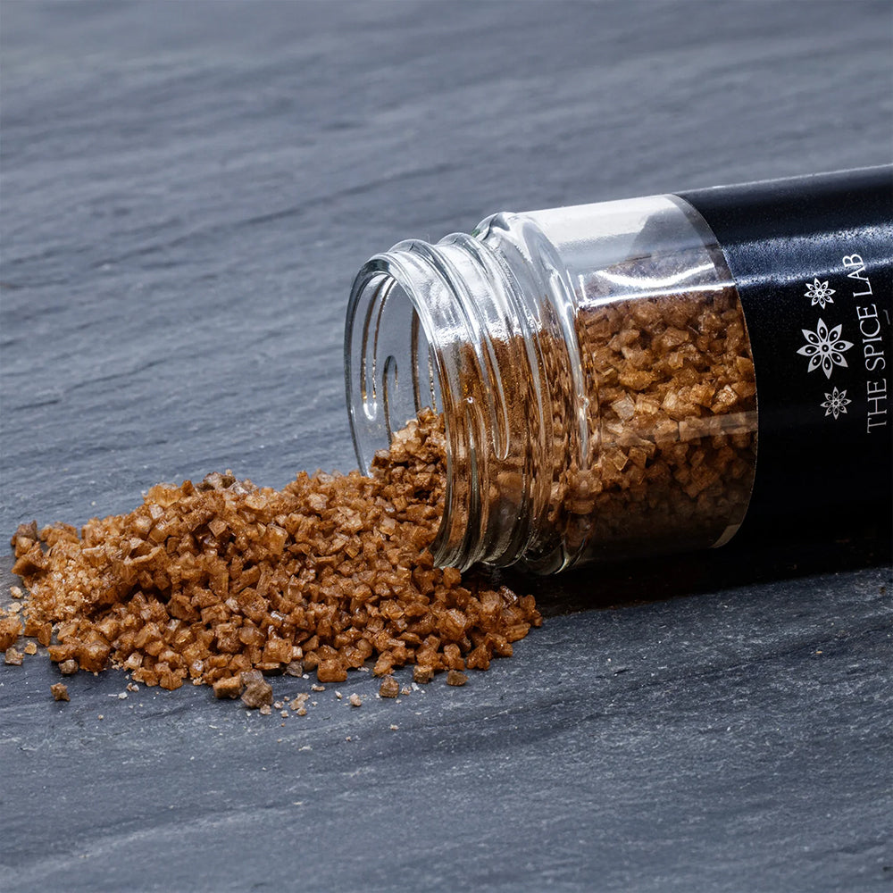 The Spice Lab Oak Smoked Coarse Sea Salt Grinder 4.3 Oz Gluten Free 4306-GG1-GRO