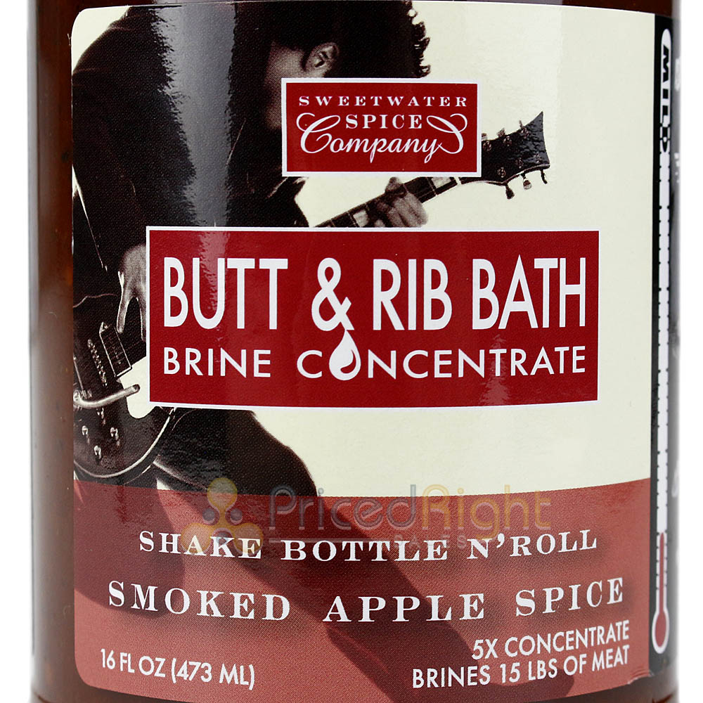 Sweetwater Spice Company Smoked Apple Spice Butt & Rib Bath Brine 16 Oz. Bottle