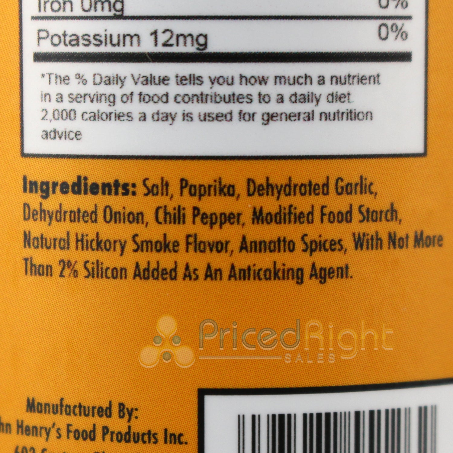 John Henry's Store Ole Bobs Hickory w/ Garlic Rub Seasoning 11.5 Oz Bottle 55126