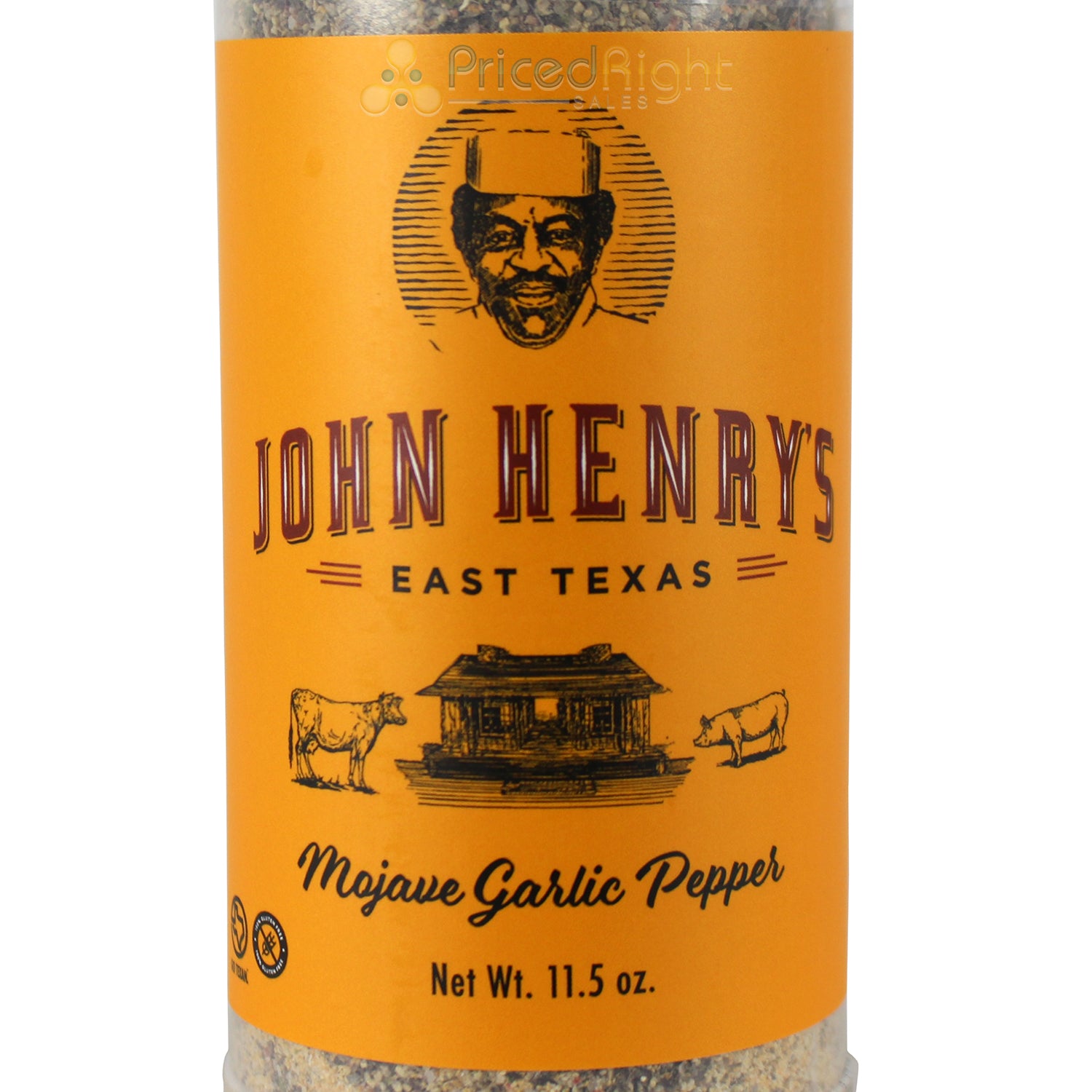 John Henry's Store Mojave Garlic Rub Seasoning 11.5 Oz Bottle All Purpose 55200