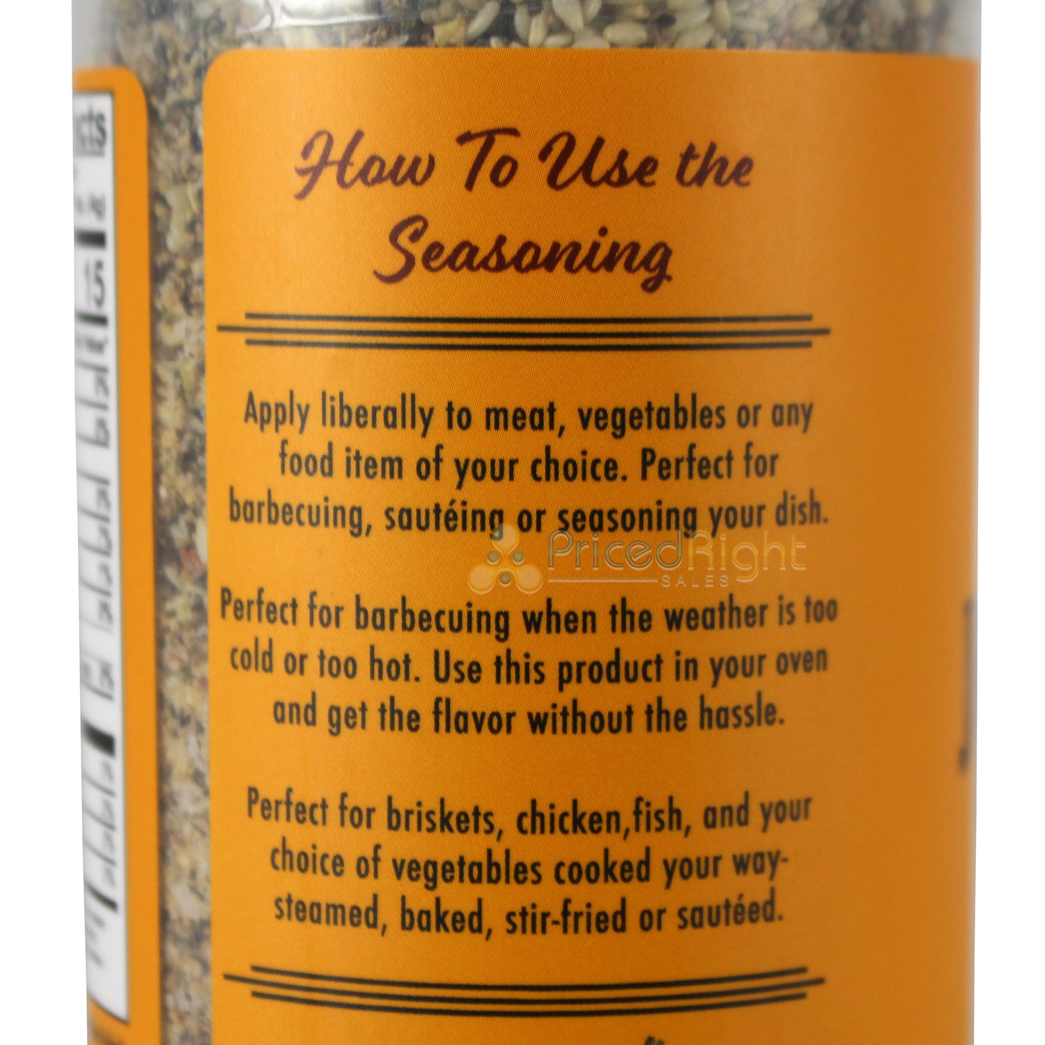 John Henry's Aloha Chicken & Fish Rub Blend Ginger Sesame Garlic 10.5 Oz Bottle