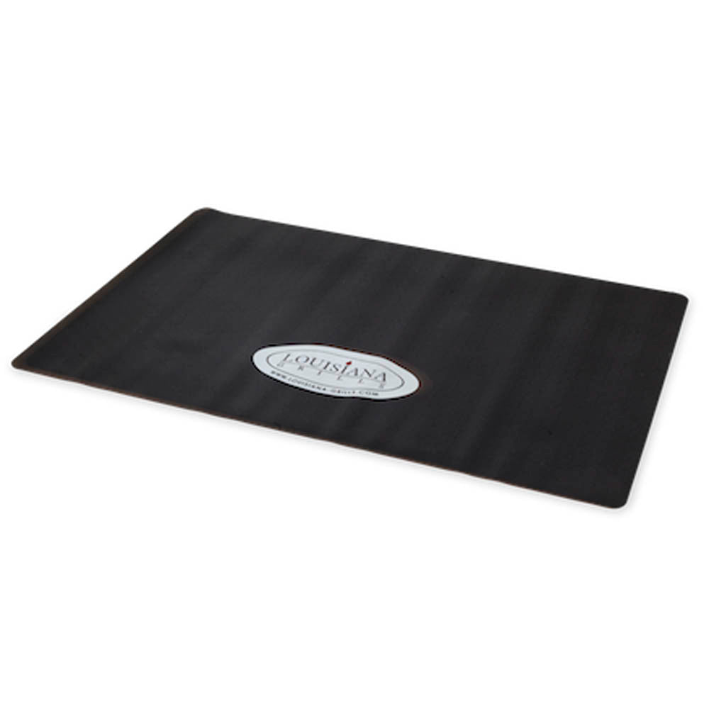 Louisiana Grills BBQ Grill Mat 34x52 Oil Fire Weather Resistant Black 58035