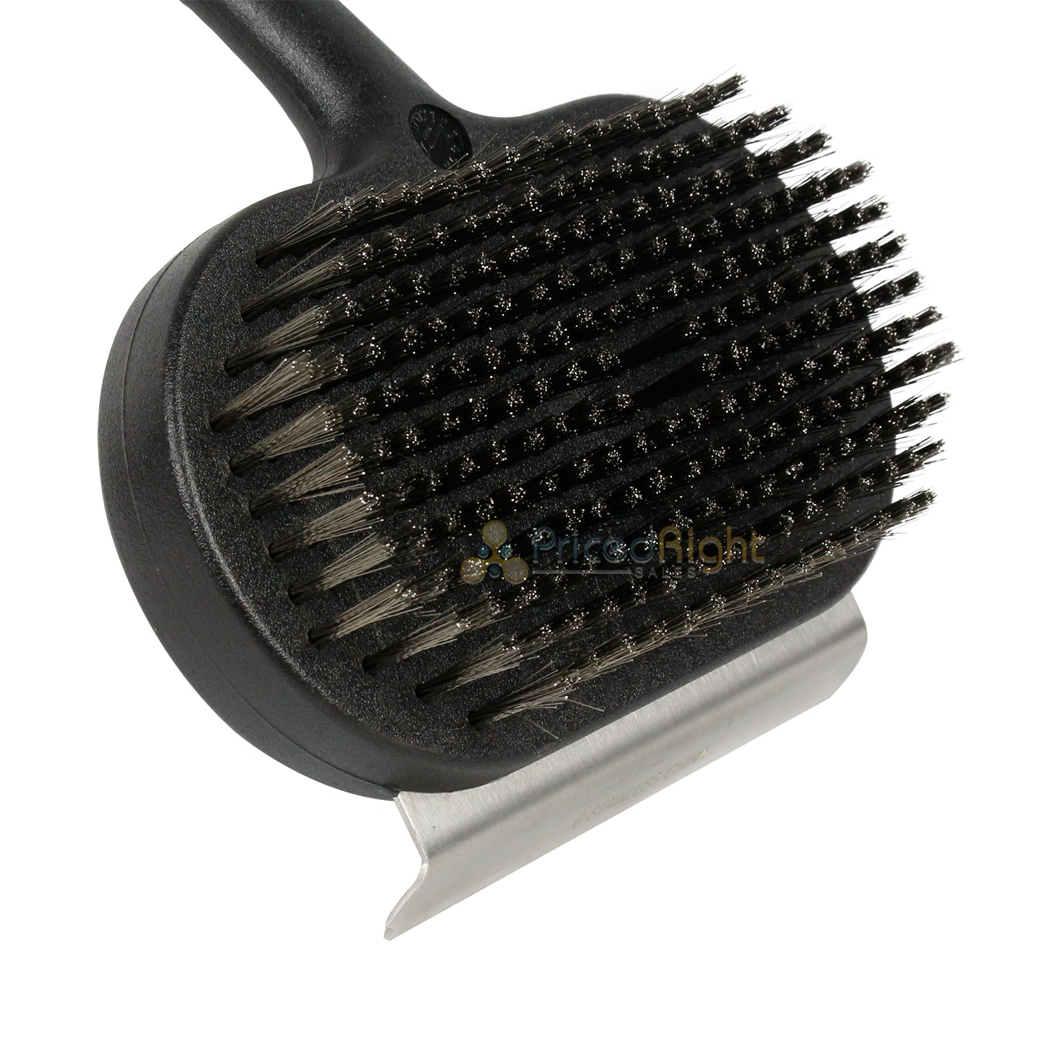 Mr Bar-B-Q Oversized Grill Brush & Scraper Stainless Steel Bristles & Soft Grip