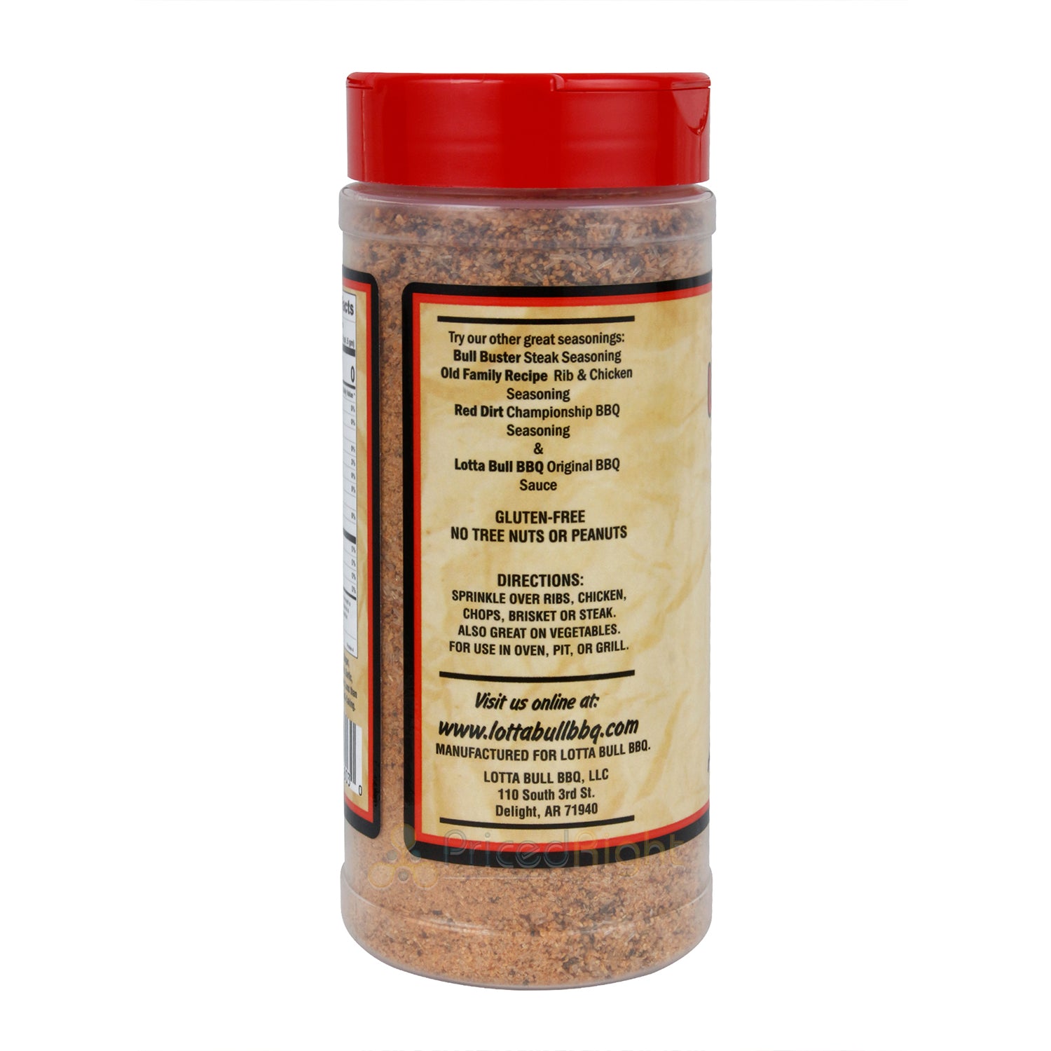 Lotta Bull BBQ UnBULLevable All-Purpose Seasoning Rub Award-Winning 13.76 Oz