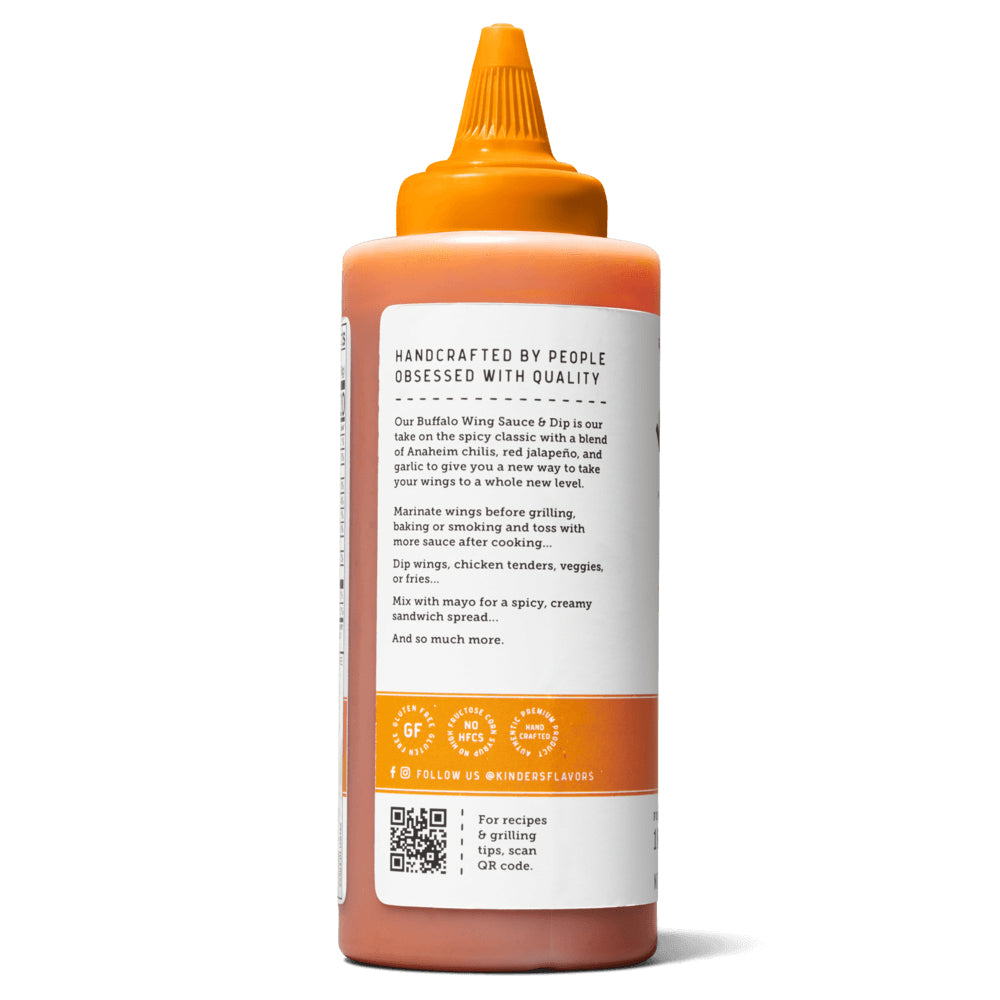 Kinders Buttery Buffalo Wing Sauce 14.2 Oz Gluten Free No HFCS 65508