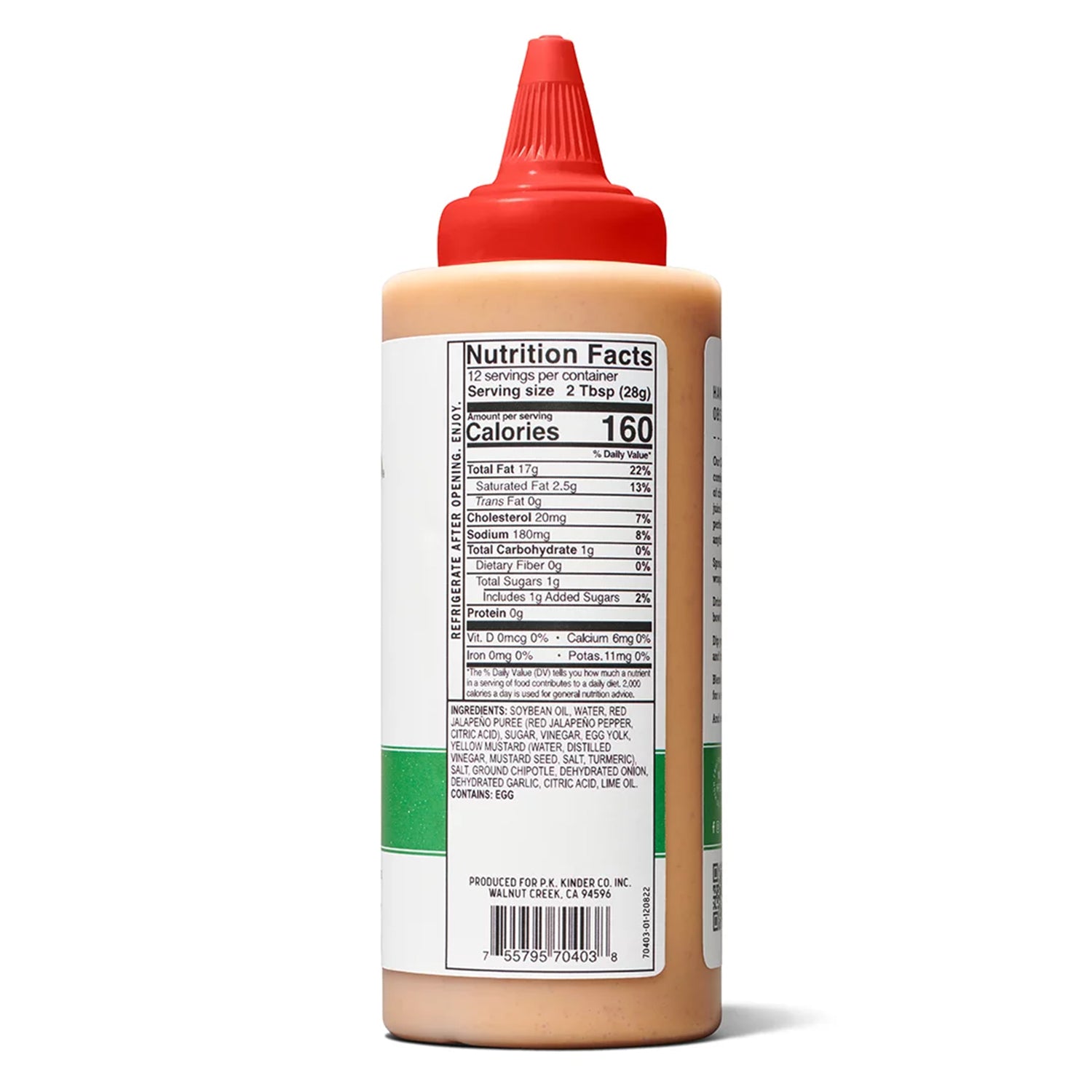 Kinder's Chipotle Lime Dipping Sauce Premium Quality Handcrafted No HFCS 12.6 Oz
