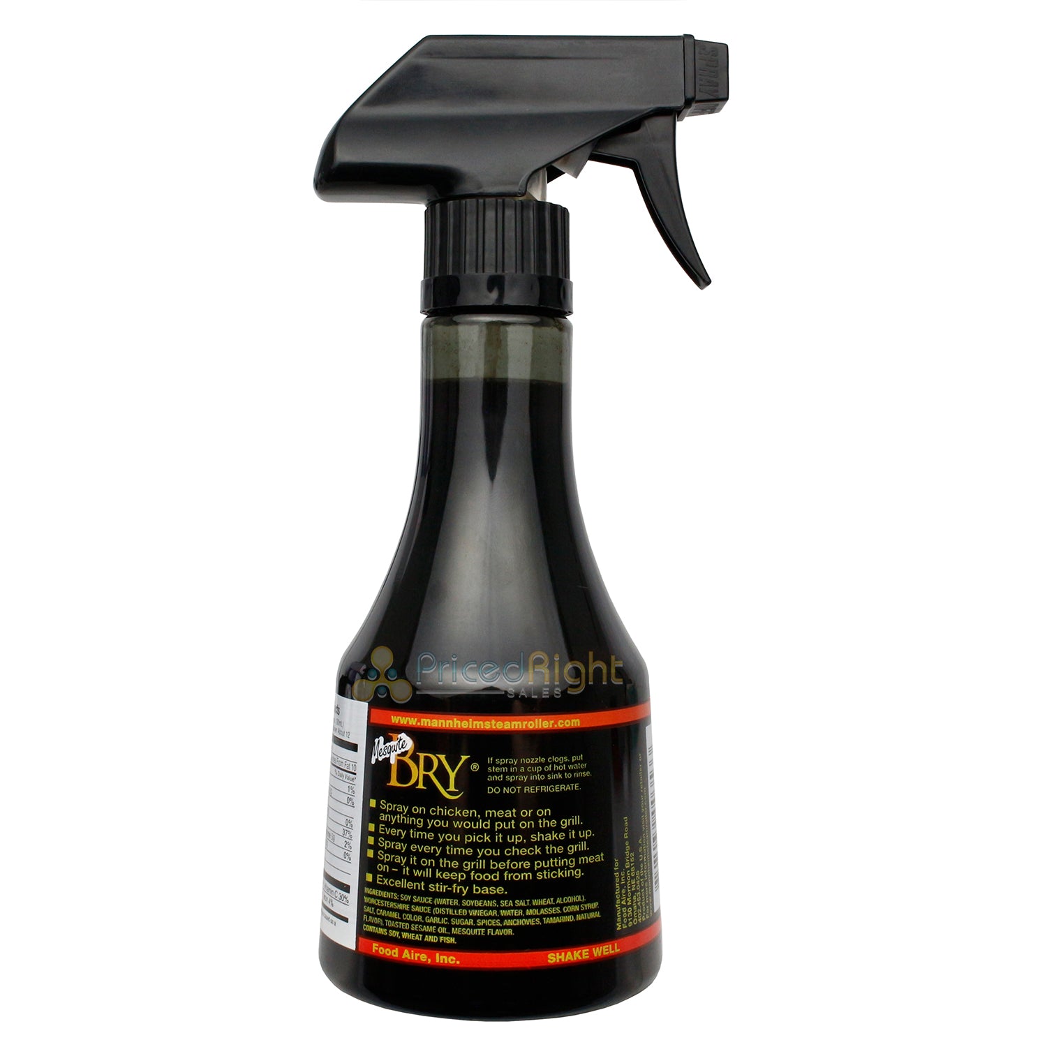 Mannheim Steamroller Mesquite Bry Brushless Baste Spray Bottle No Msg 12 Fl Oz