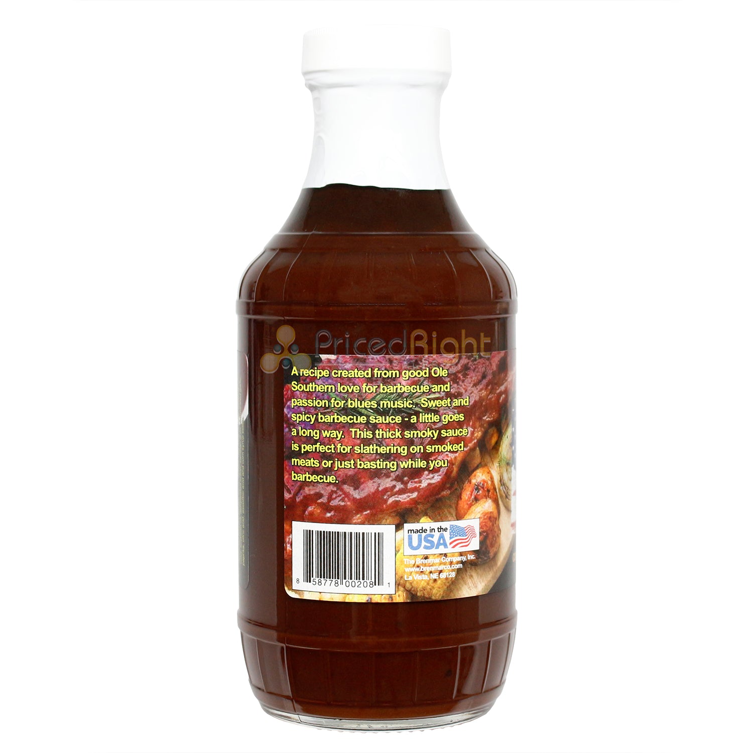 Angi's Barbecue Sauce Sweet  Smoky & Spicy Gluten Free No MSG No HFCS 18 Ounce