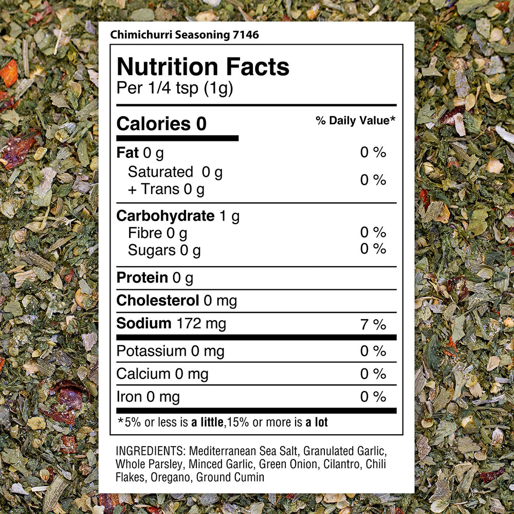 The Spice Lab Chimichurri Seasoning 2.5 Oz Gluten Free Kosher 7146-PJ4-STA