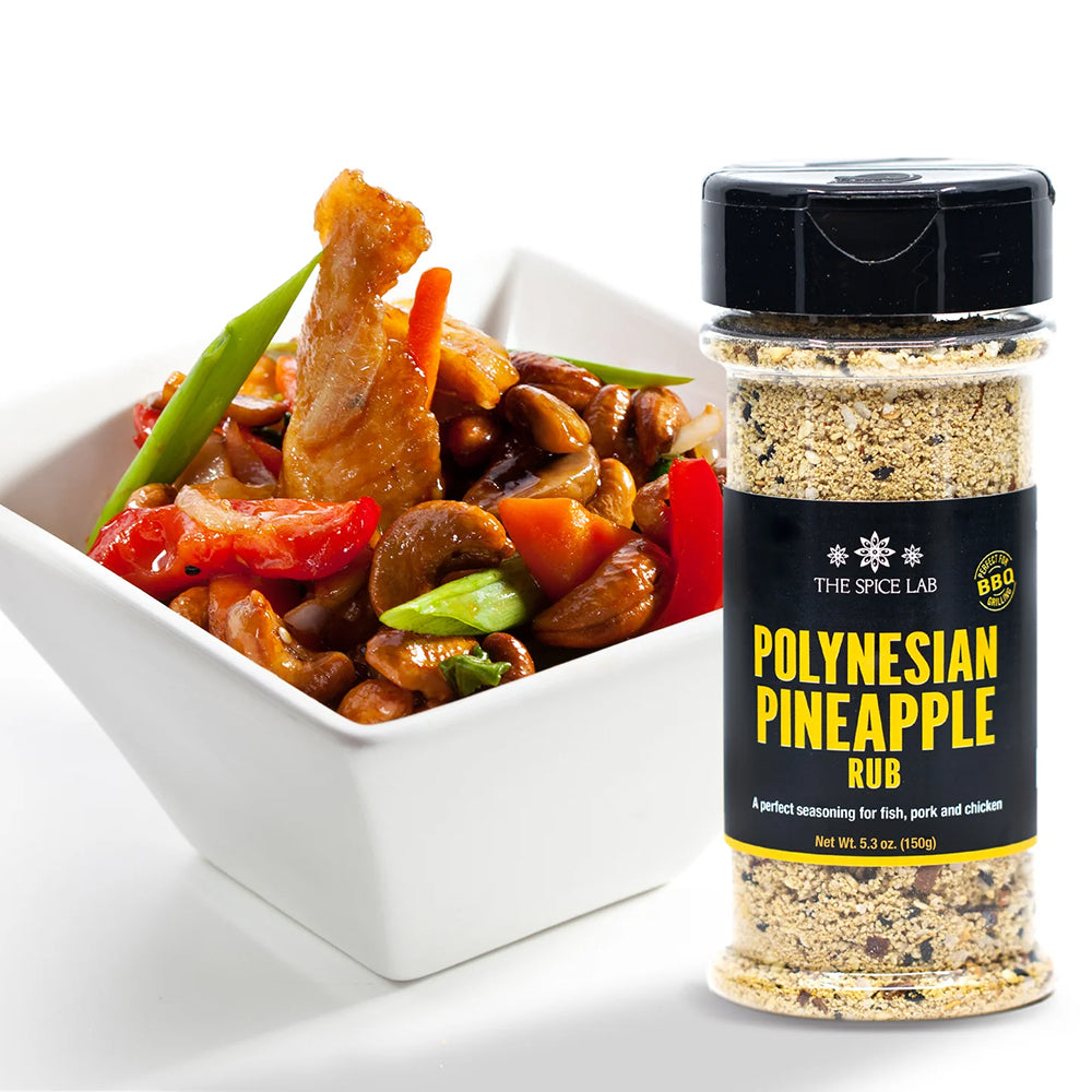 The Spice Lab Polynesian Pineapple Rub 5.3 Oz Gluten Free Kosher 7302-PJ4-GRO