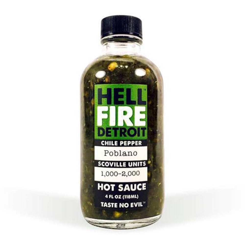 Hell Fire Detroit Hot Box #1 Hot Sauce Gift Pack Gluten Free Vegan 852963006045