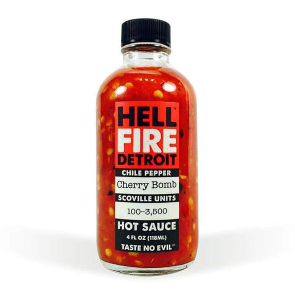 Hell Fire Detroit Hot Box #1 Hot Sauce Gift Pack Gluten Free Vegan 852963006045