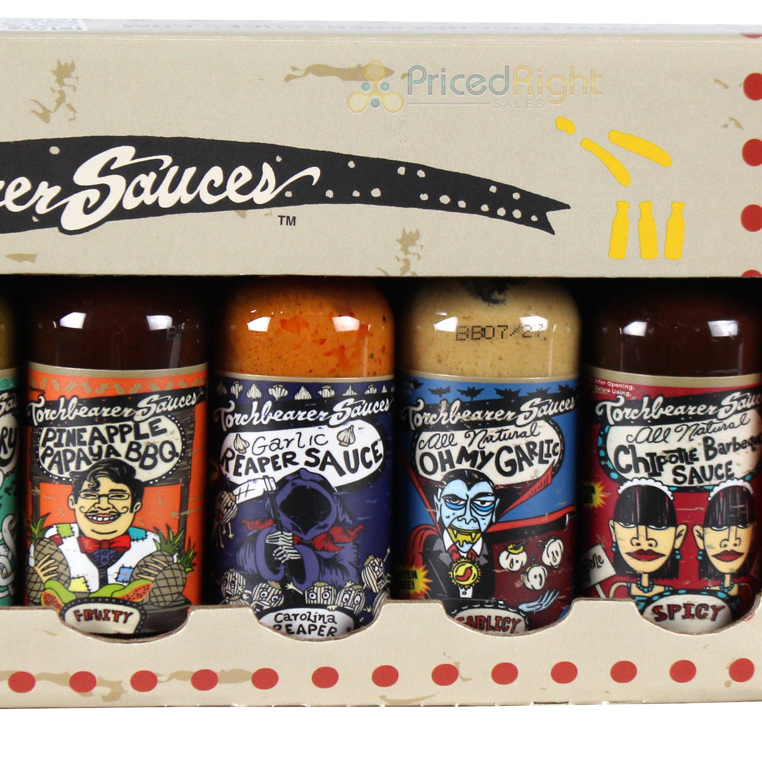 Torchbearer Sauces Best Seller 8 Pack Gift Set Gluten Free Habanero 855090001518